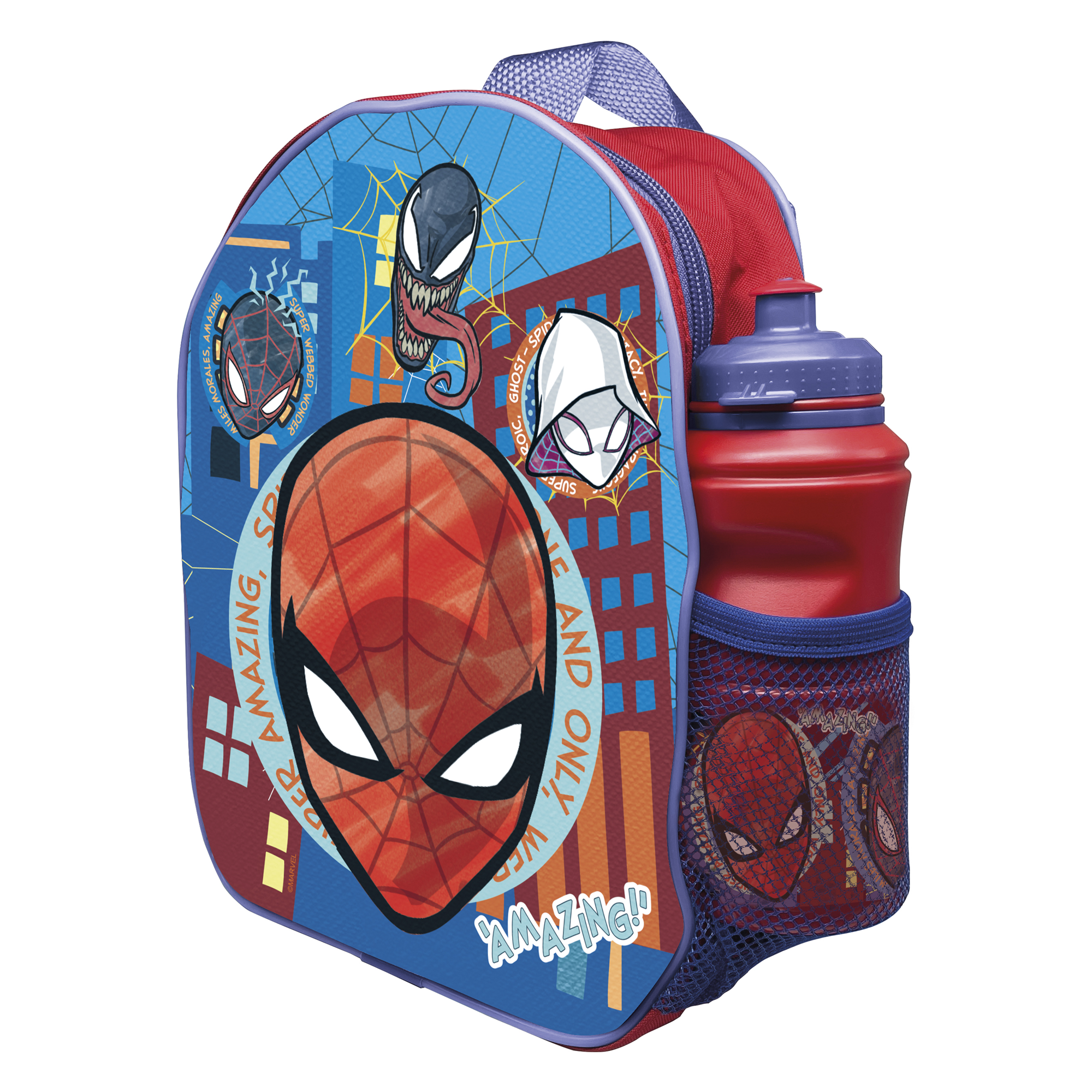 Sac à dos avec gourde Spiderman