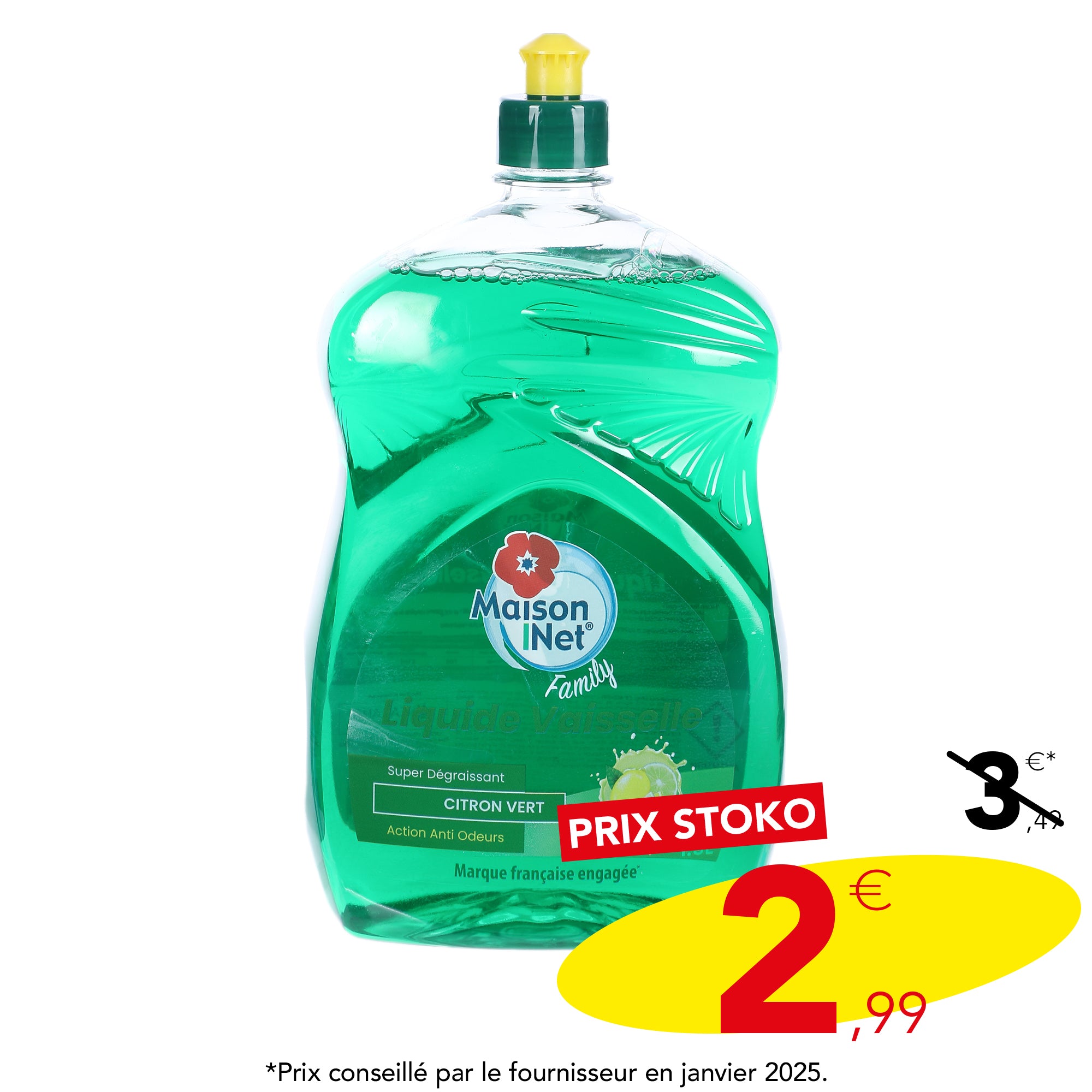 Liquide vaisselle citron vert