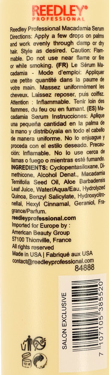 Sérum volumisant macadamia