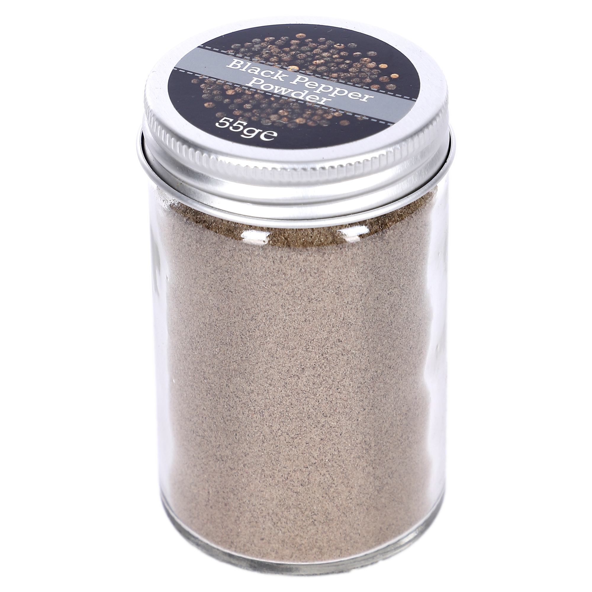 8 pots à épices garnis avec support en métal