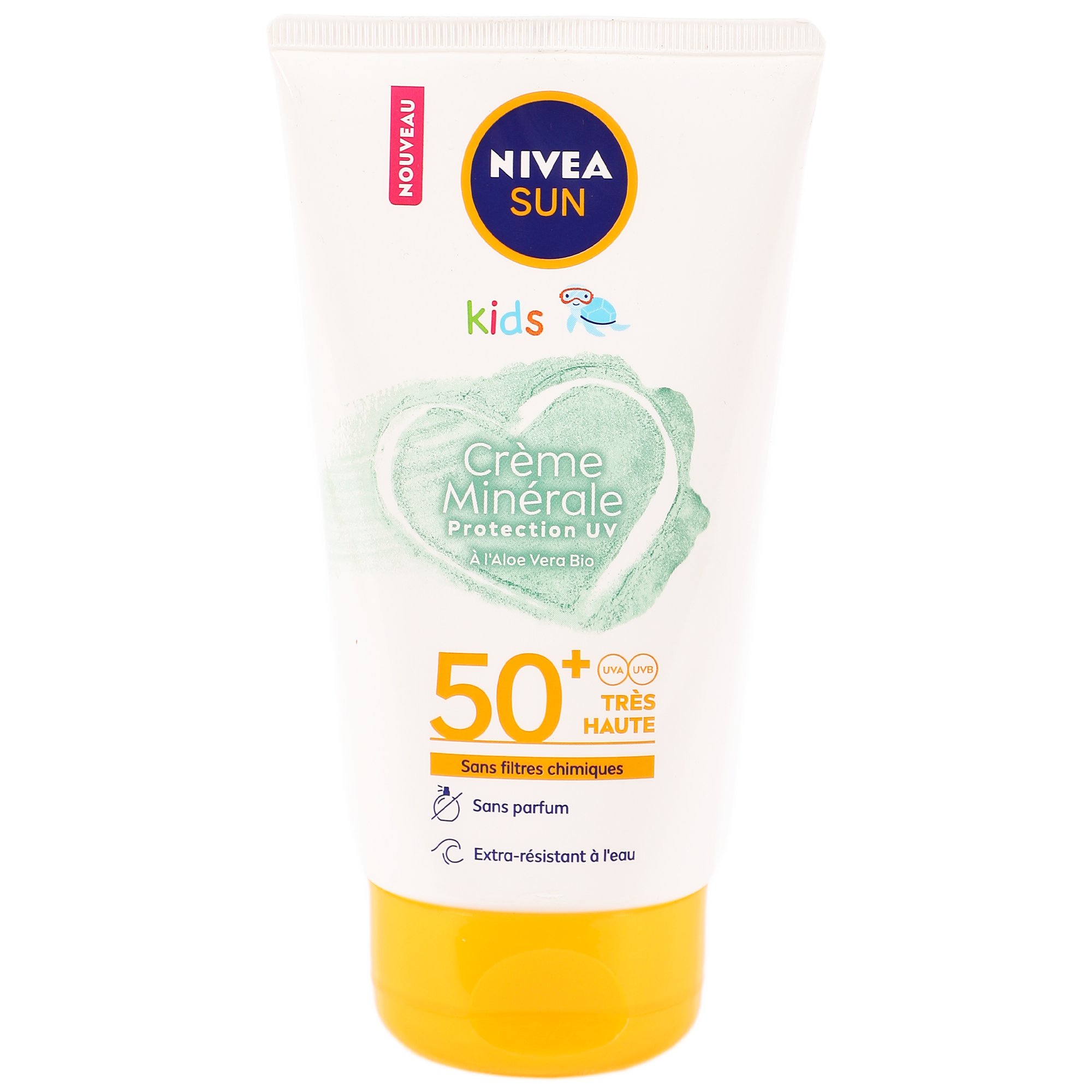 Crème minérale enfant aloé Vera bio SPF 50