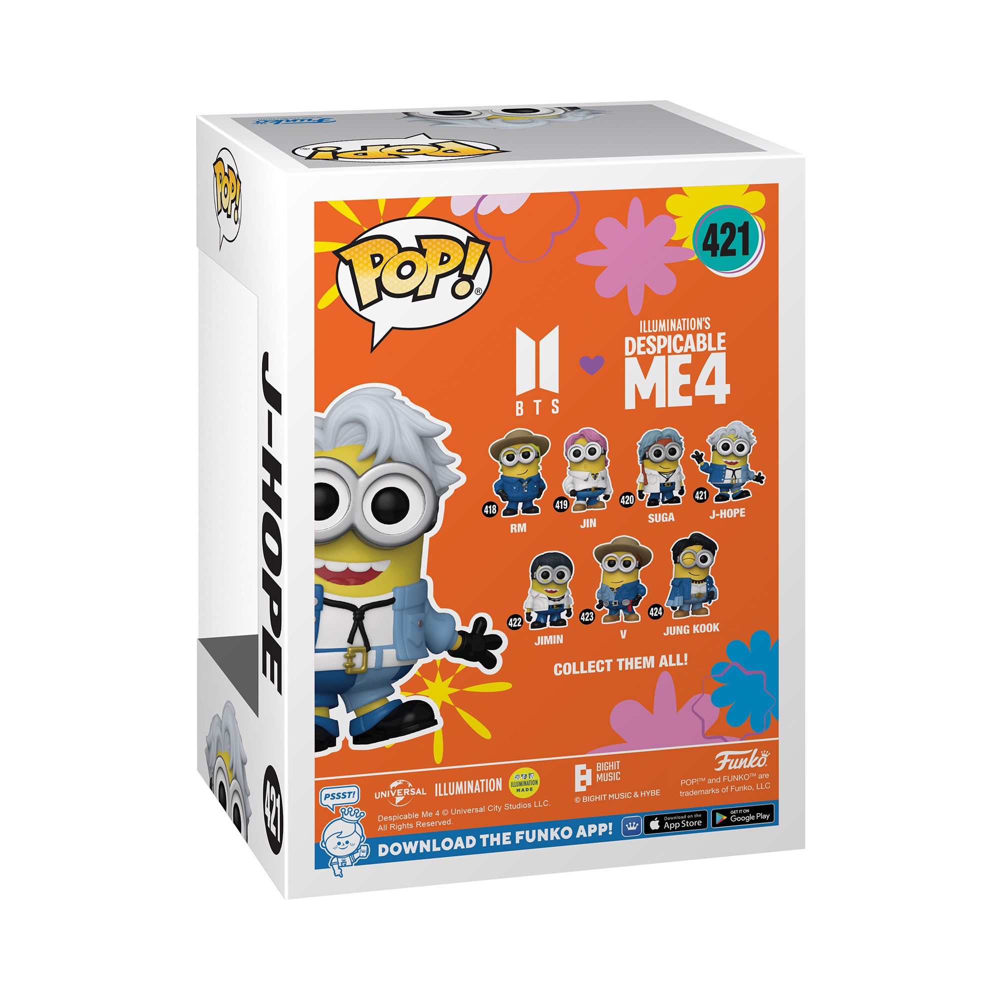 Figurine Pop Moi Moche Et Mechant 4 - J-hope