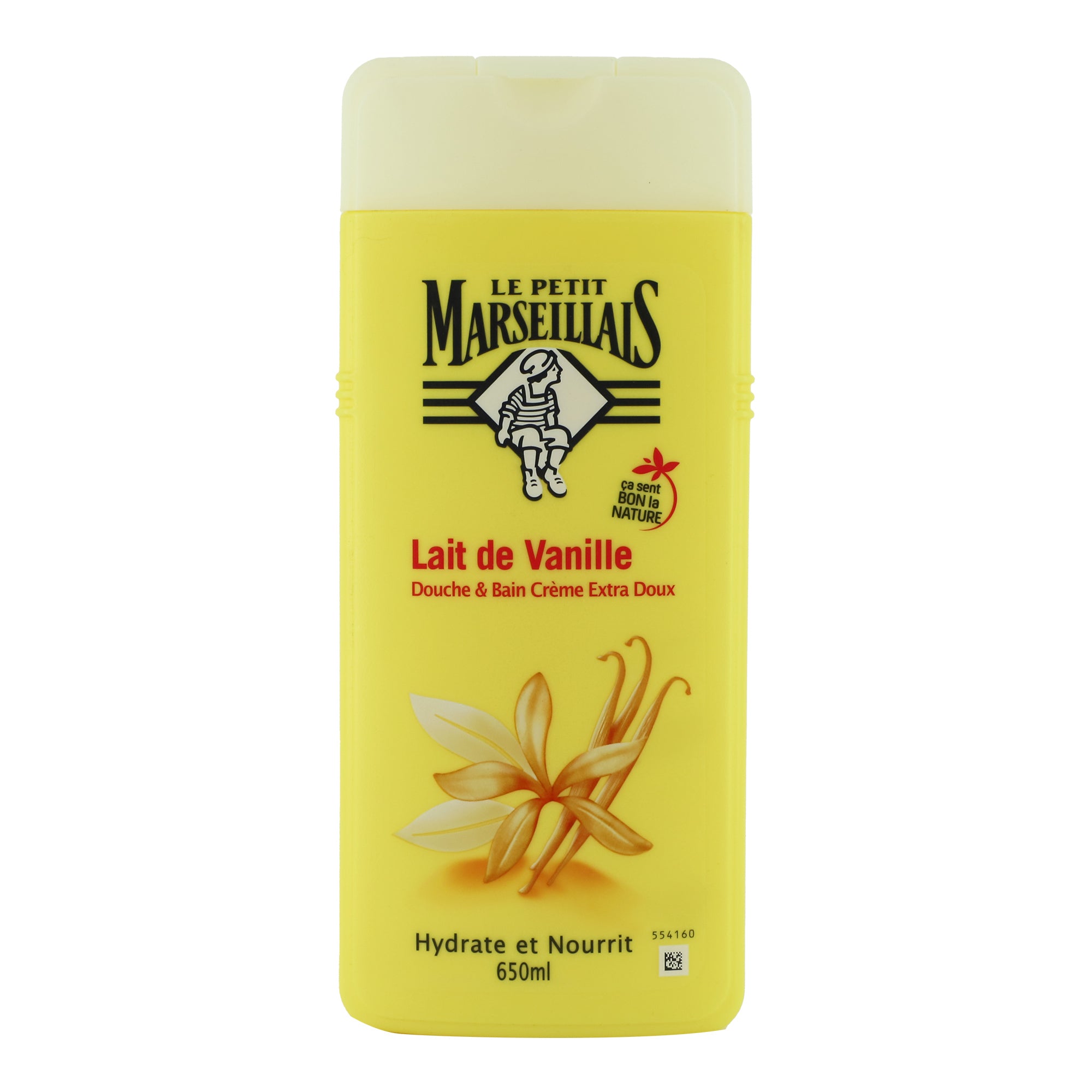 Crème de douche et bain au lait de vanille