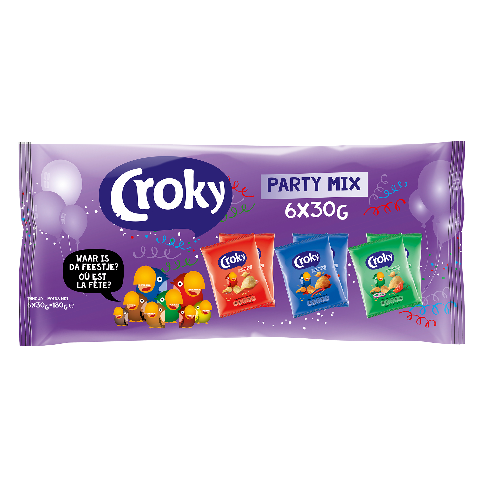 Chips partymix CROKY