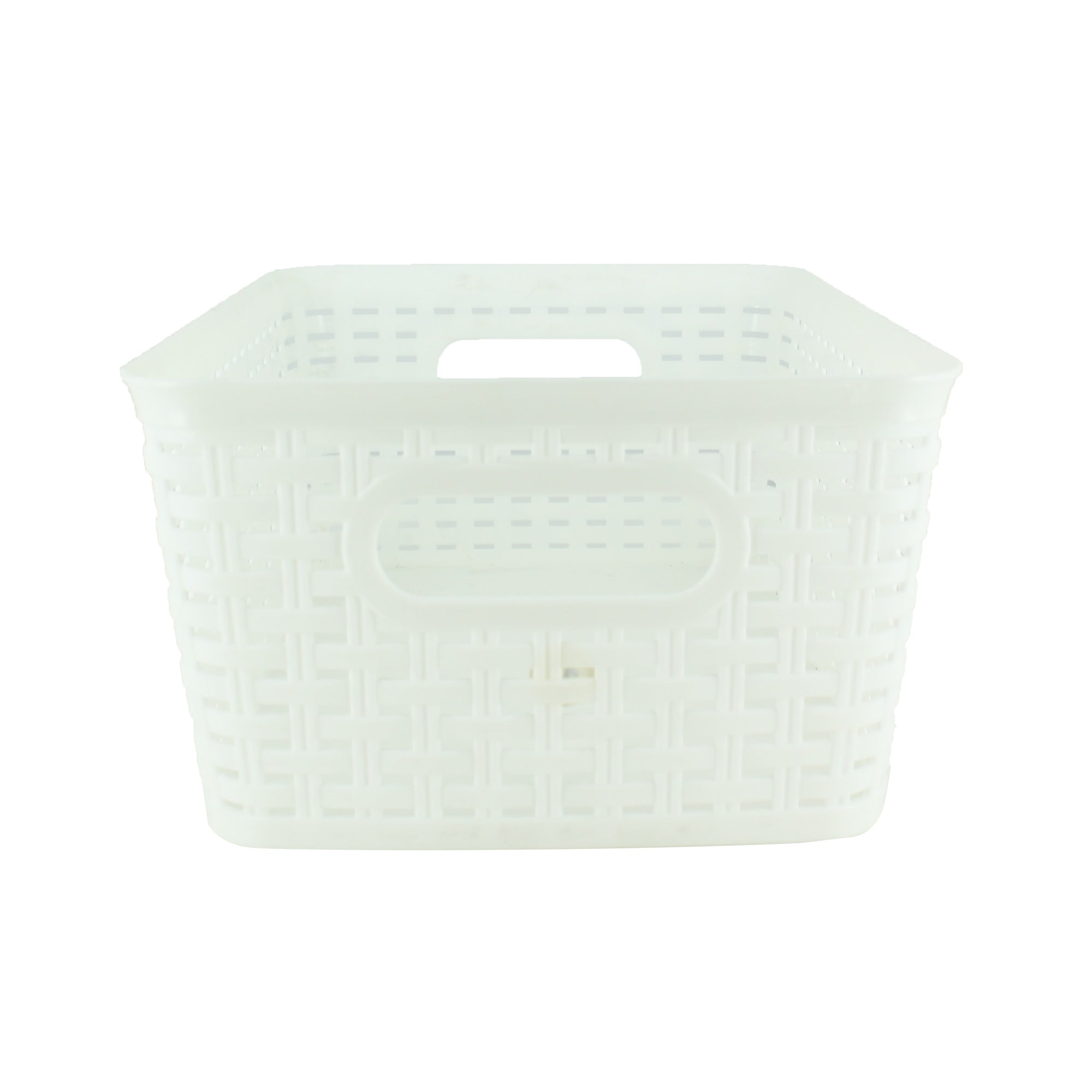 Panier de rangement 23x30cm - Blanc
