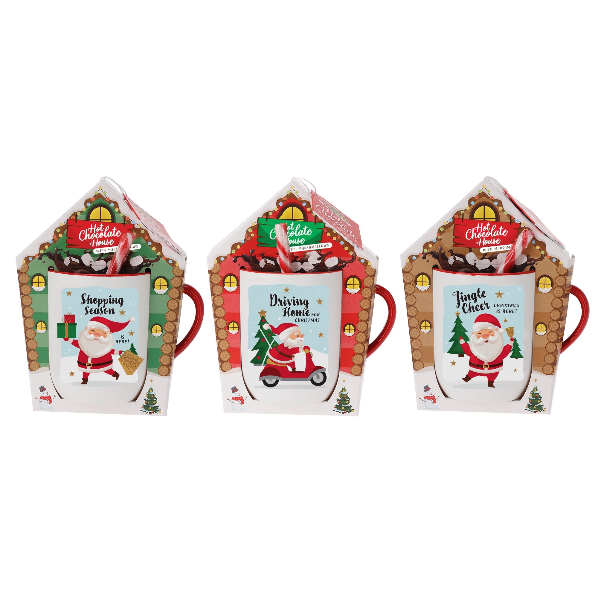 Coffret mug maison Père Noël 400 cl