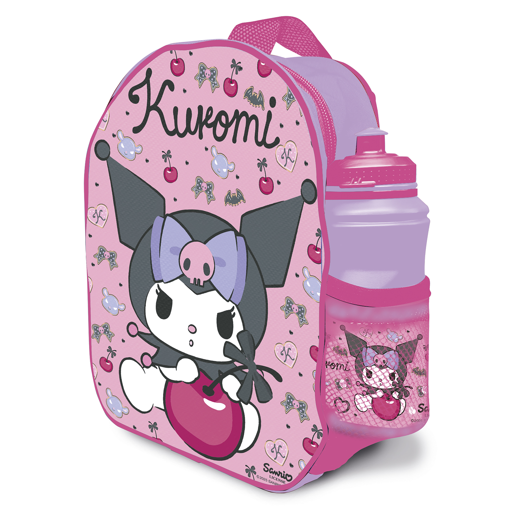 Sac à dos avec gourde Kuromi