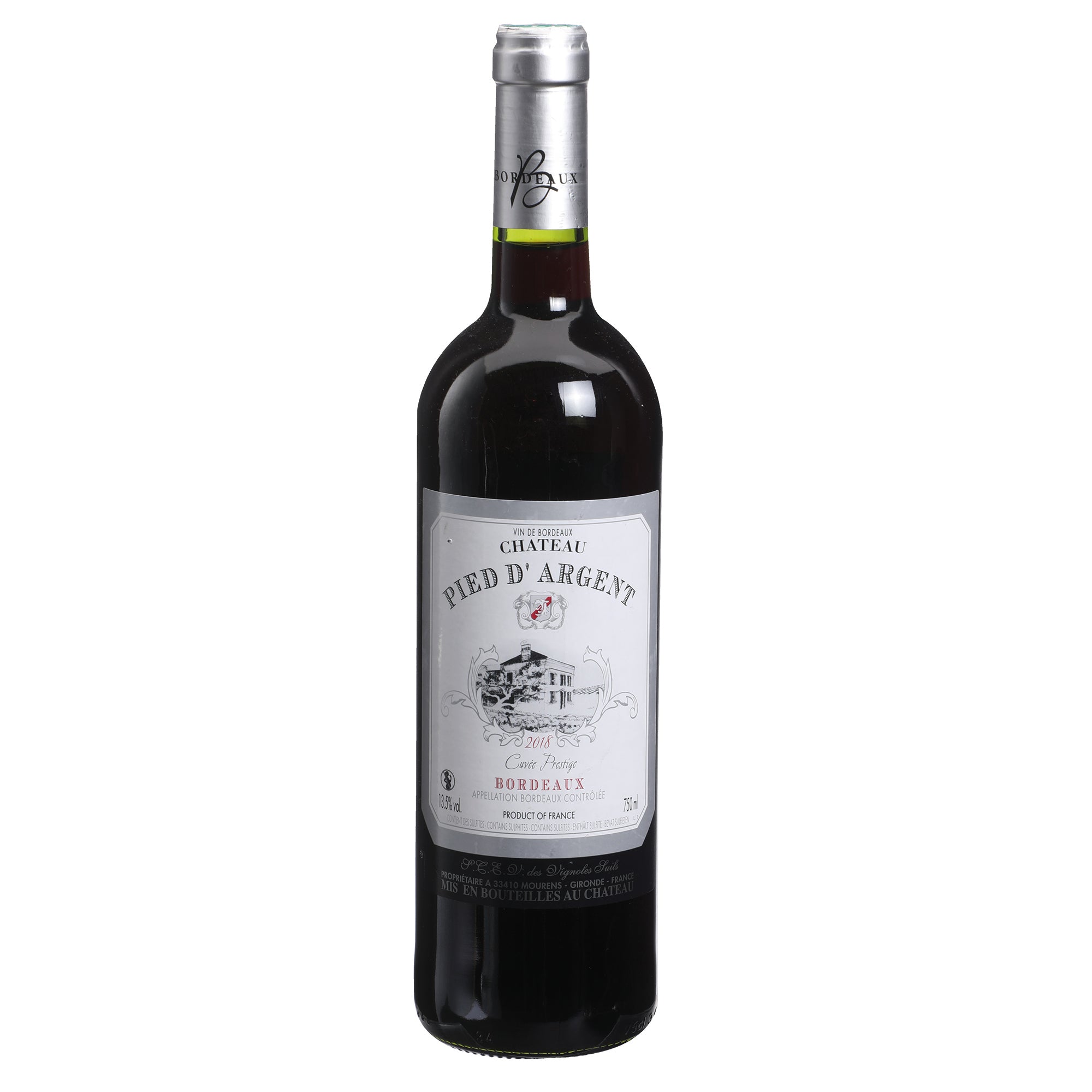 CHATEAU PIEDS D’ARGENT ABC CUVEE PRESTIGE 2018 13,5%