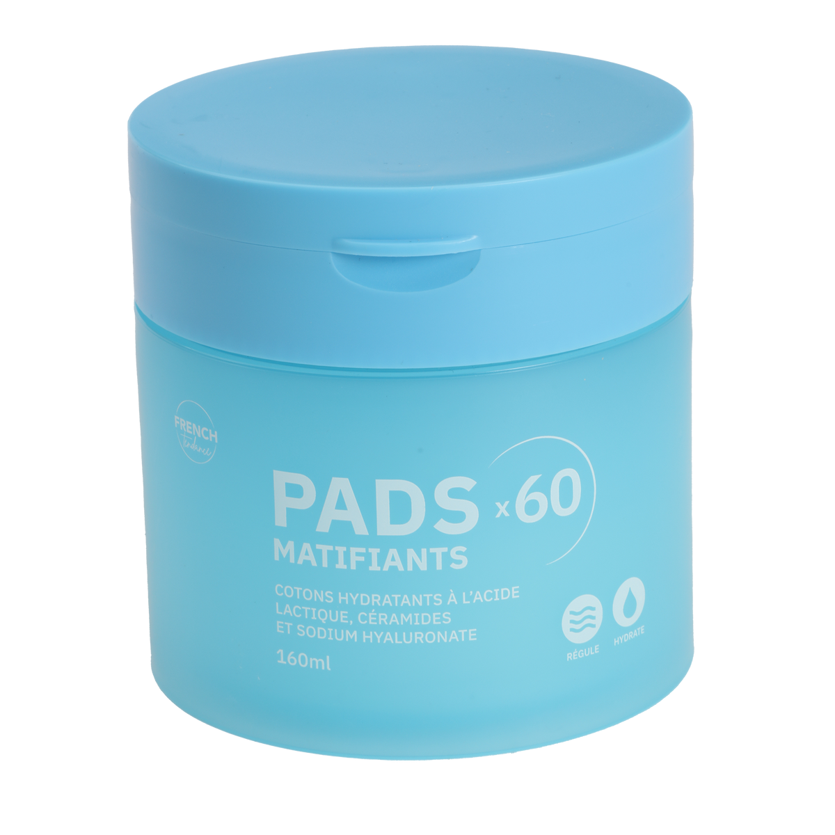 Pads matifiants visage French Tendance – 60 pièces