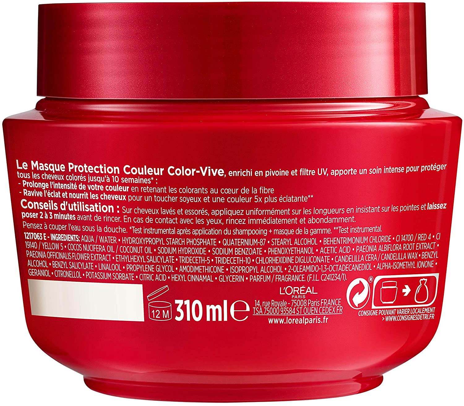 Masque protection couleur