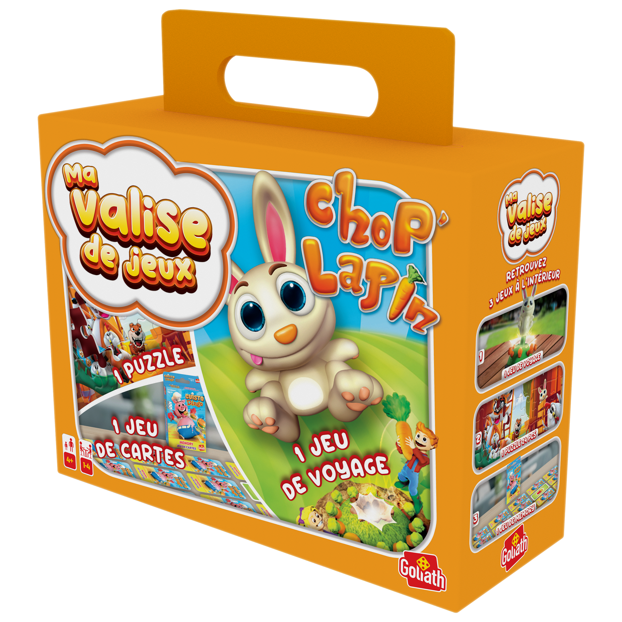 Valisette multi jeux Chop Lapin