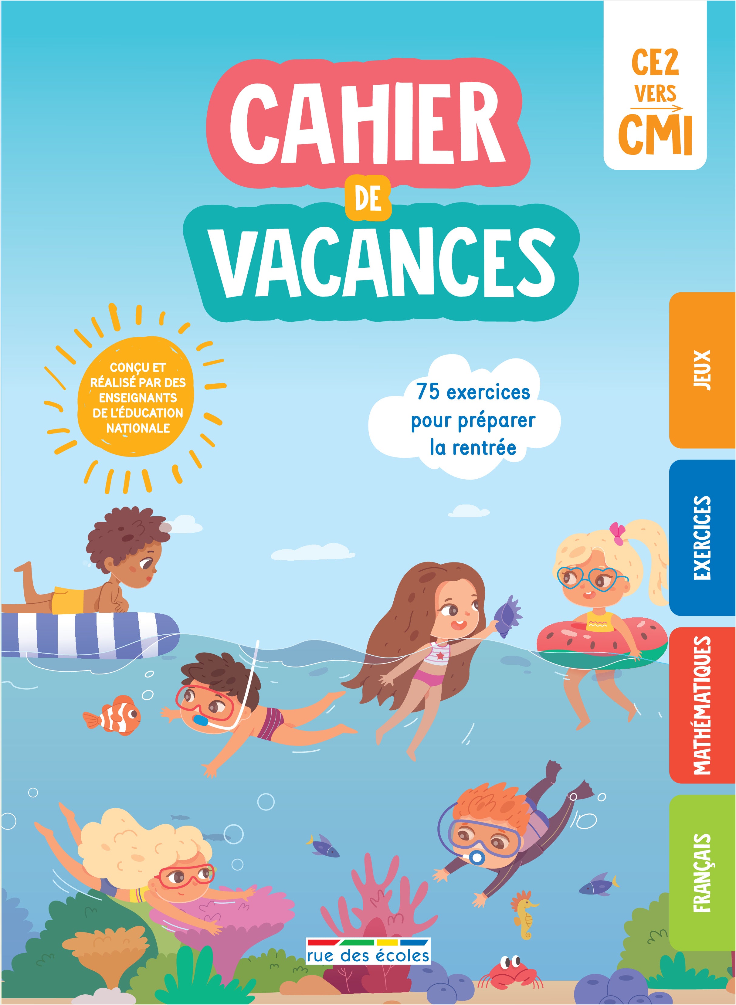 Cahier de vacances vers le CM1