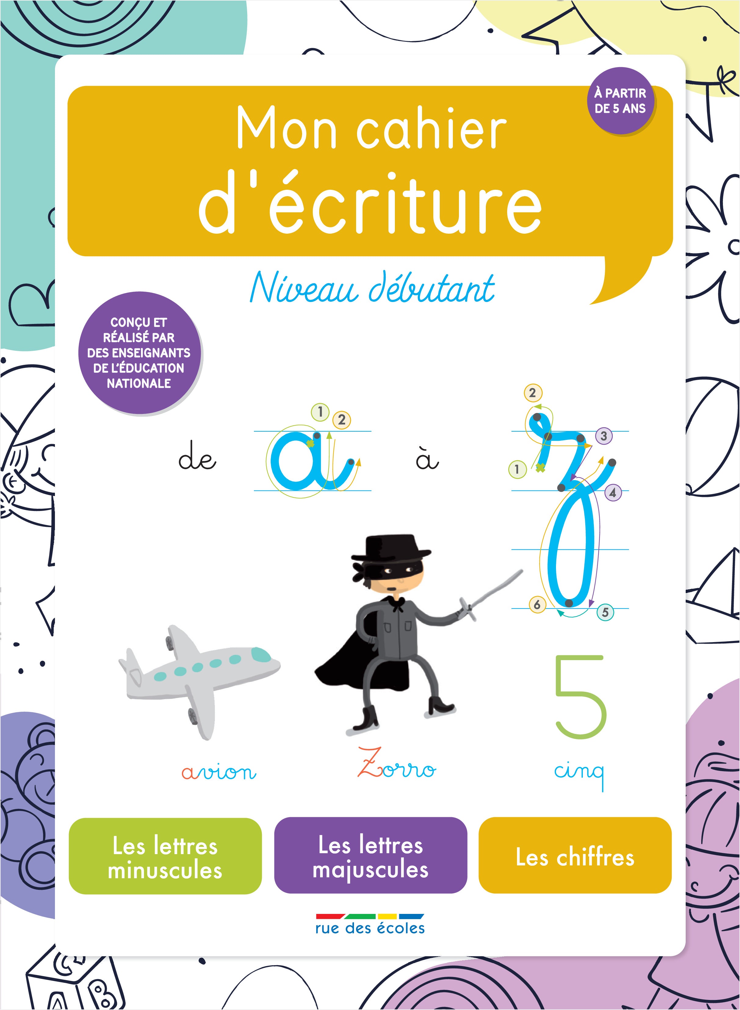 Cahier d’écriture niveau débutant