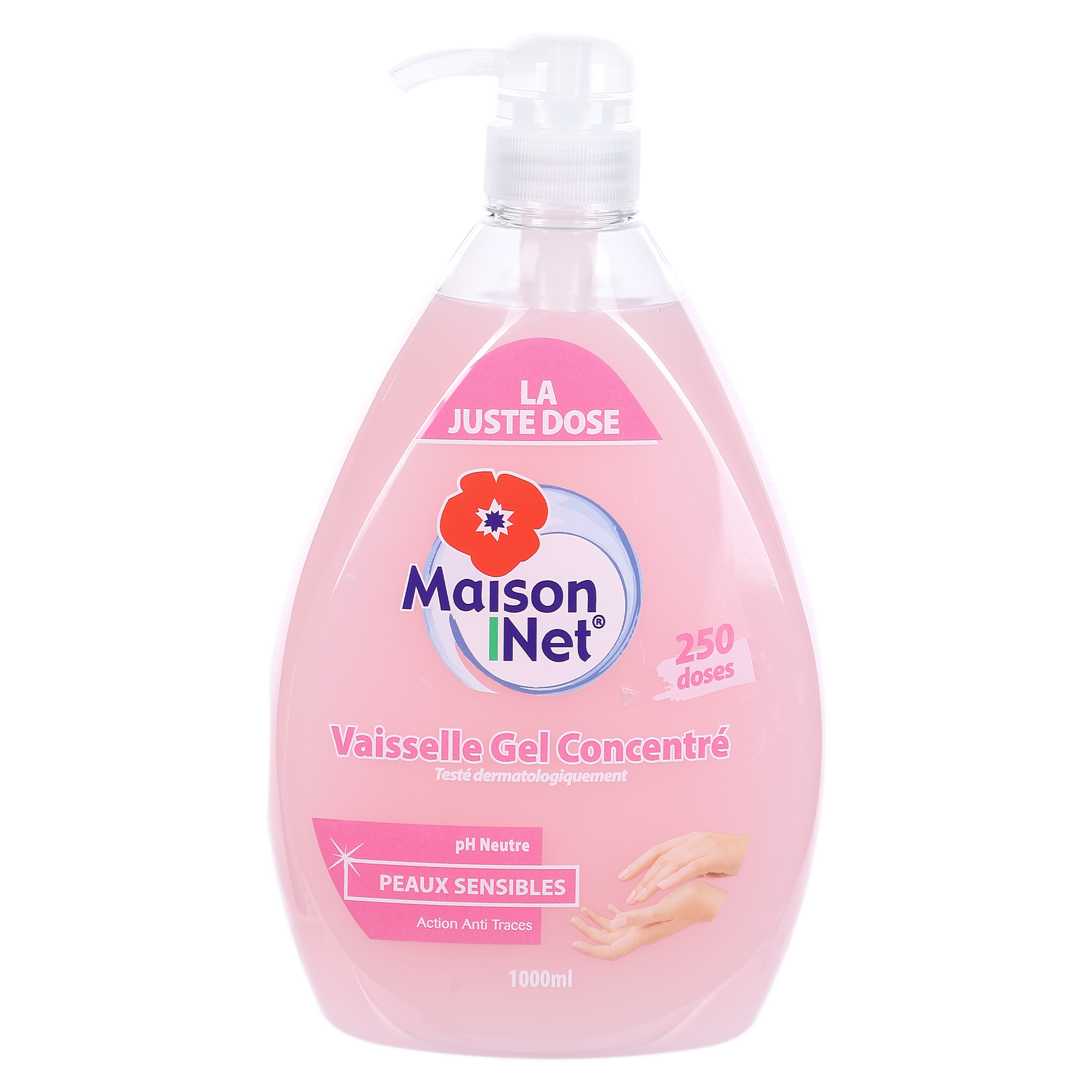 Gel vaisselle concentré peaux sensibles