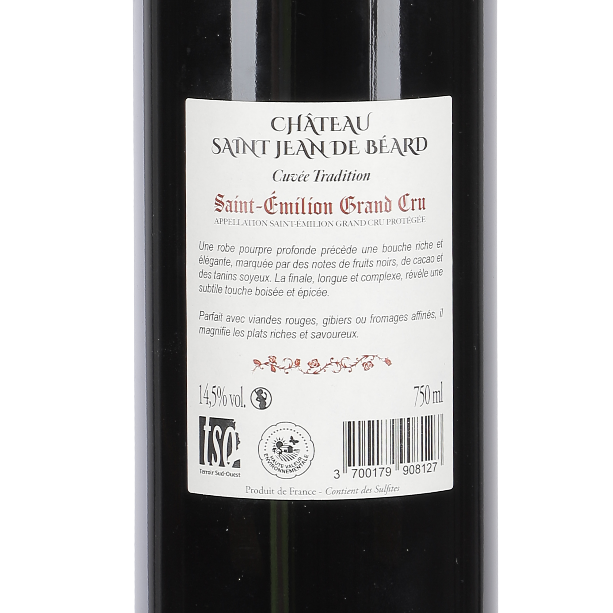 Château Saint Jean de Beard AOP Saint Emilion Grand cru 2022