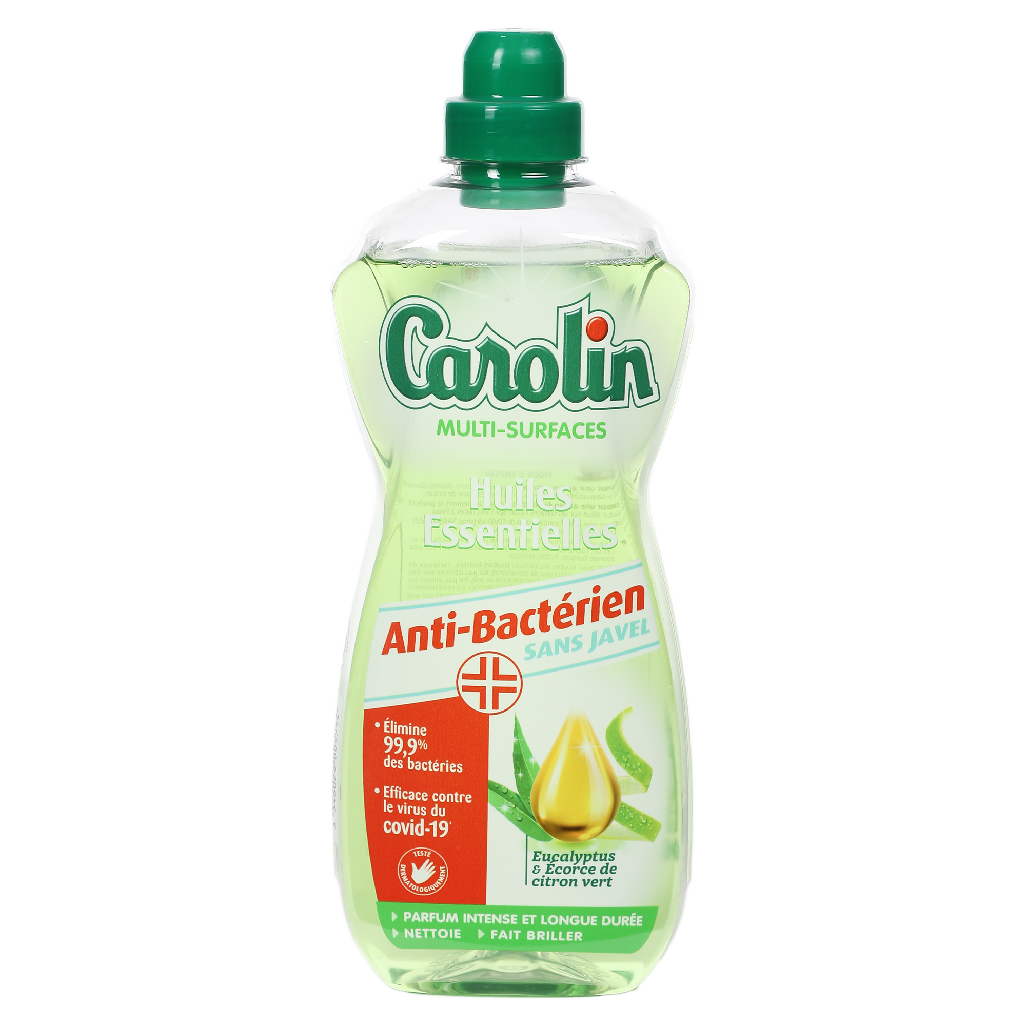 Nettoyant multi-surfaces huiles essentielles eucalyptus et citron
