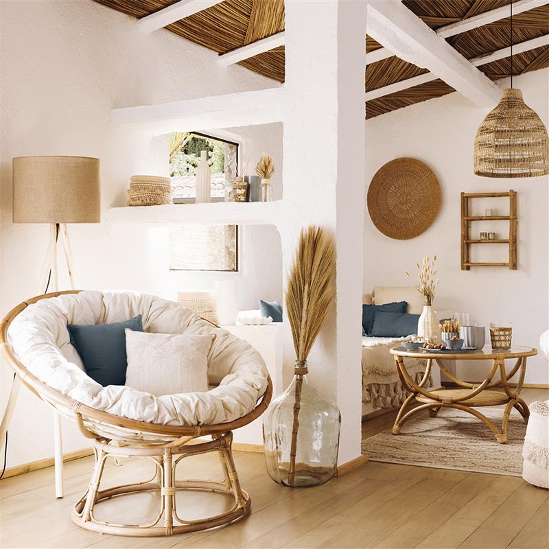 Fauteuil Papazan en rotin