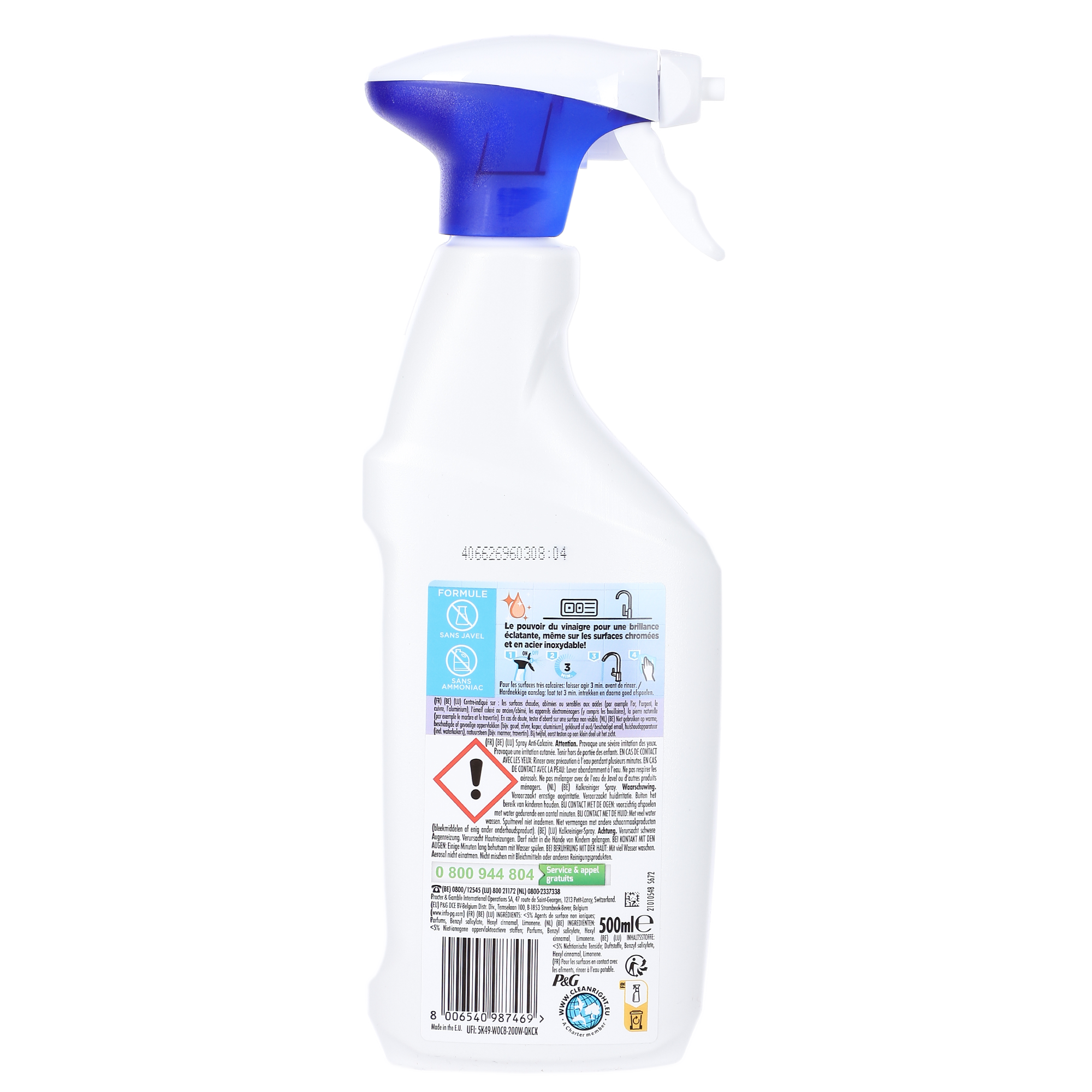 Pistolet nettoyant anticalcaire
