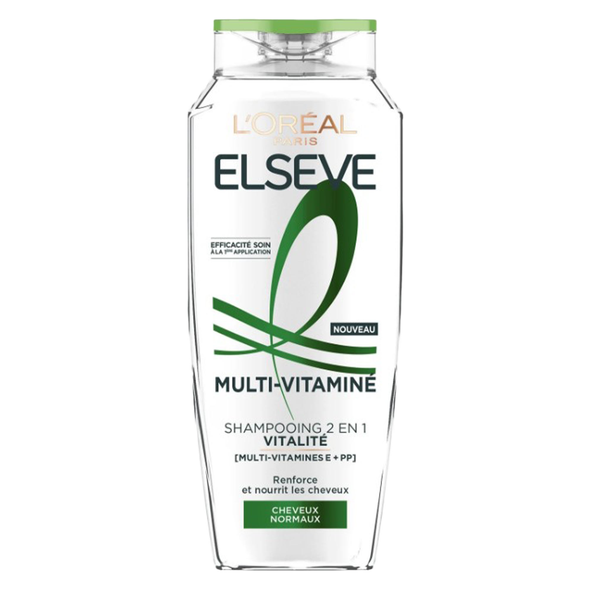 Shampoing multivitaminé 2 en 1 cheveux normaux