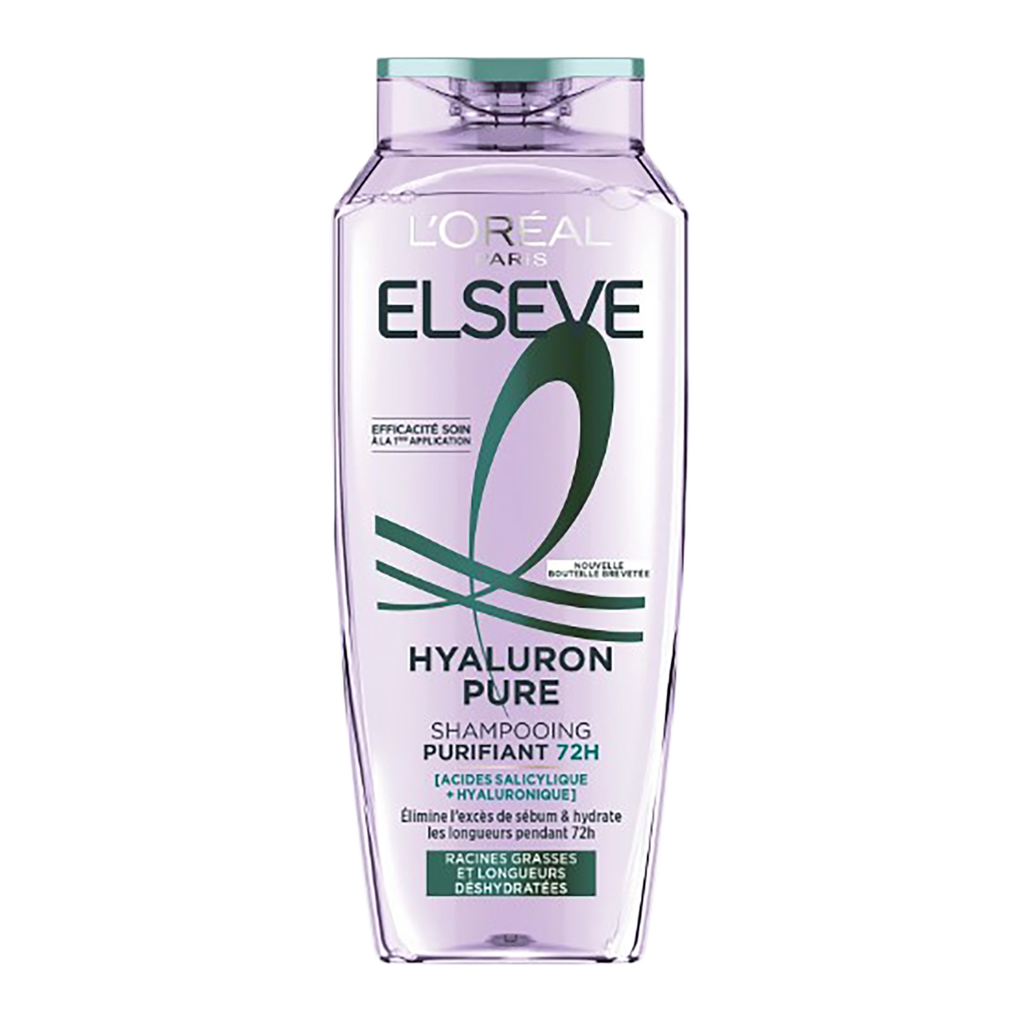 SHAMPOING HYALURON PURE 72H RACINES GRASSES LONGUEURS DESHDRATEES