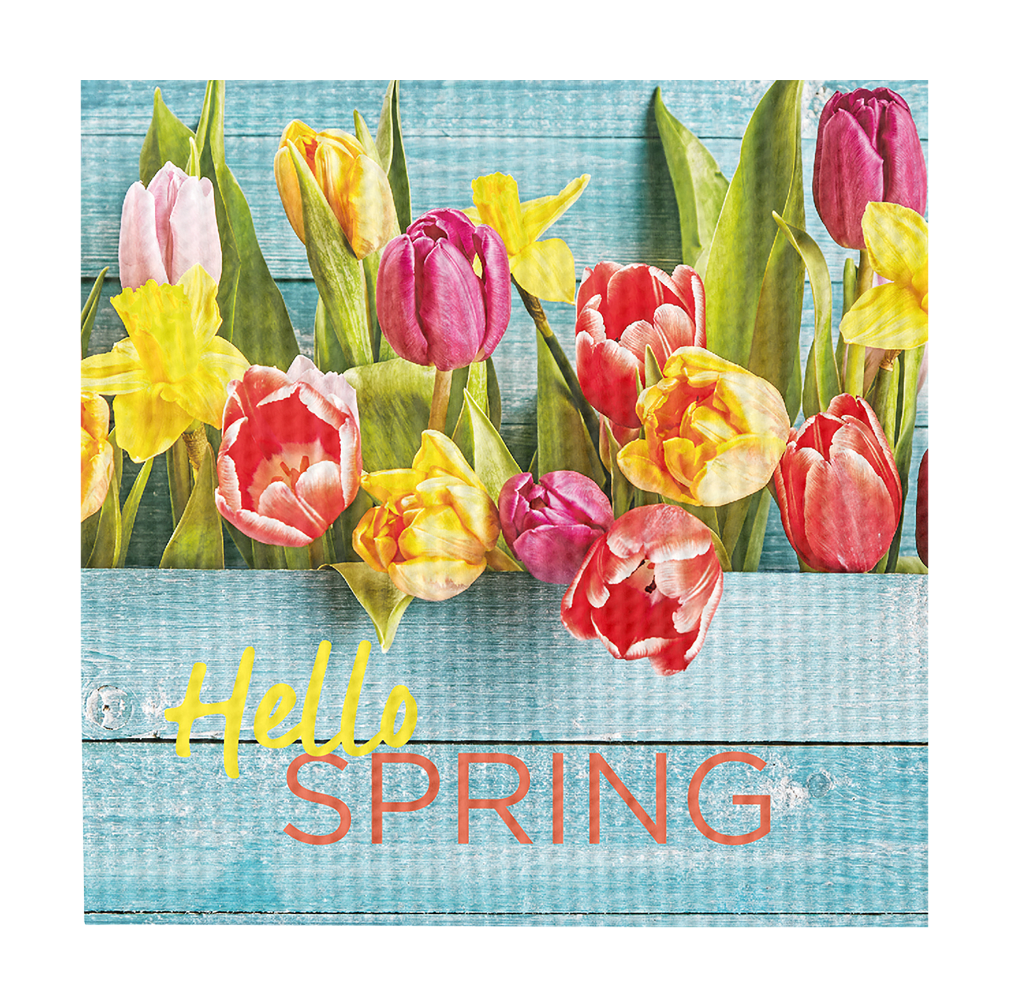 40 serviettes Hello Spring