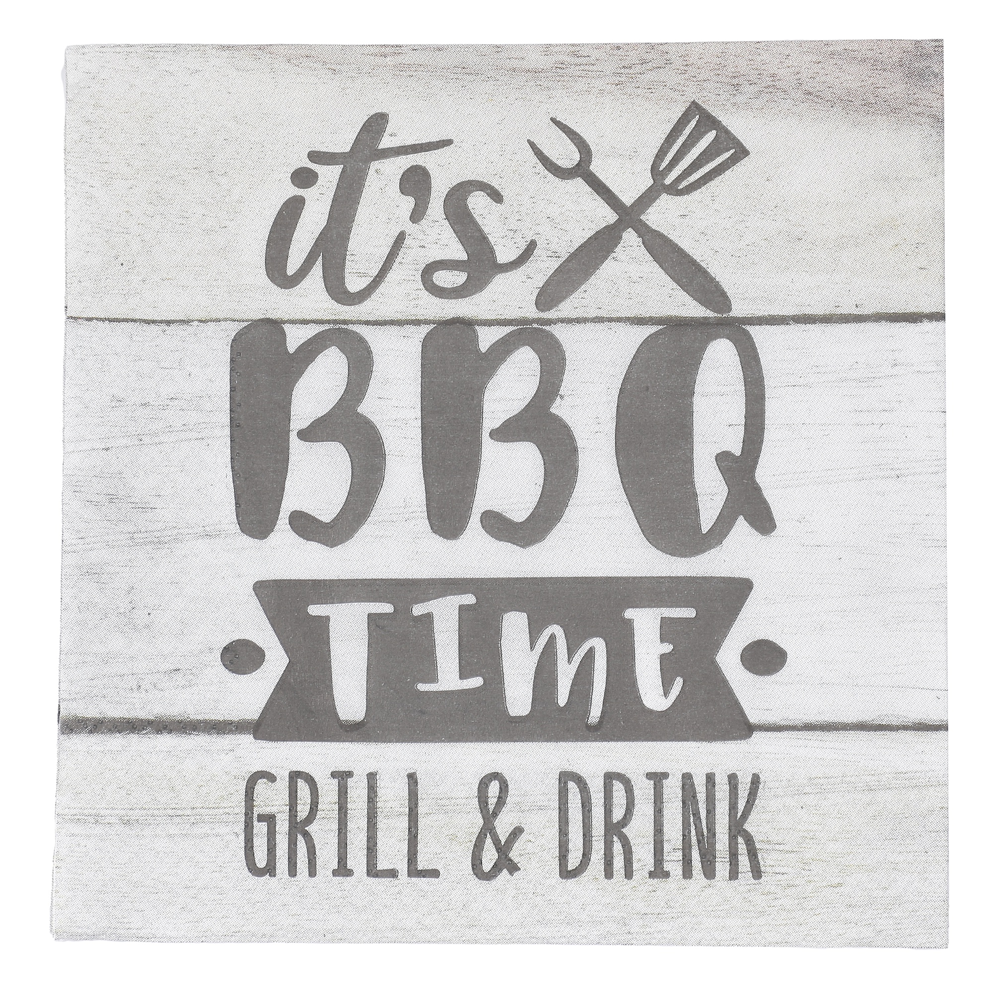 40 serviettes jetables Barbecue time