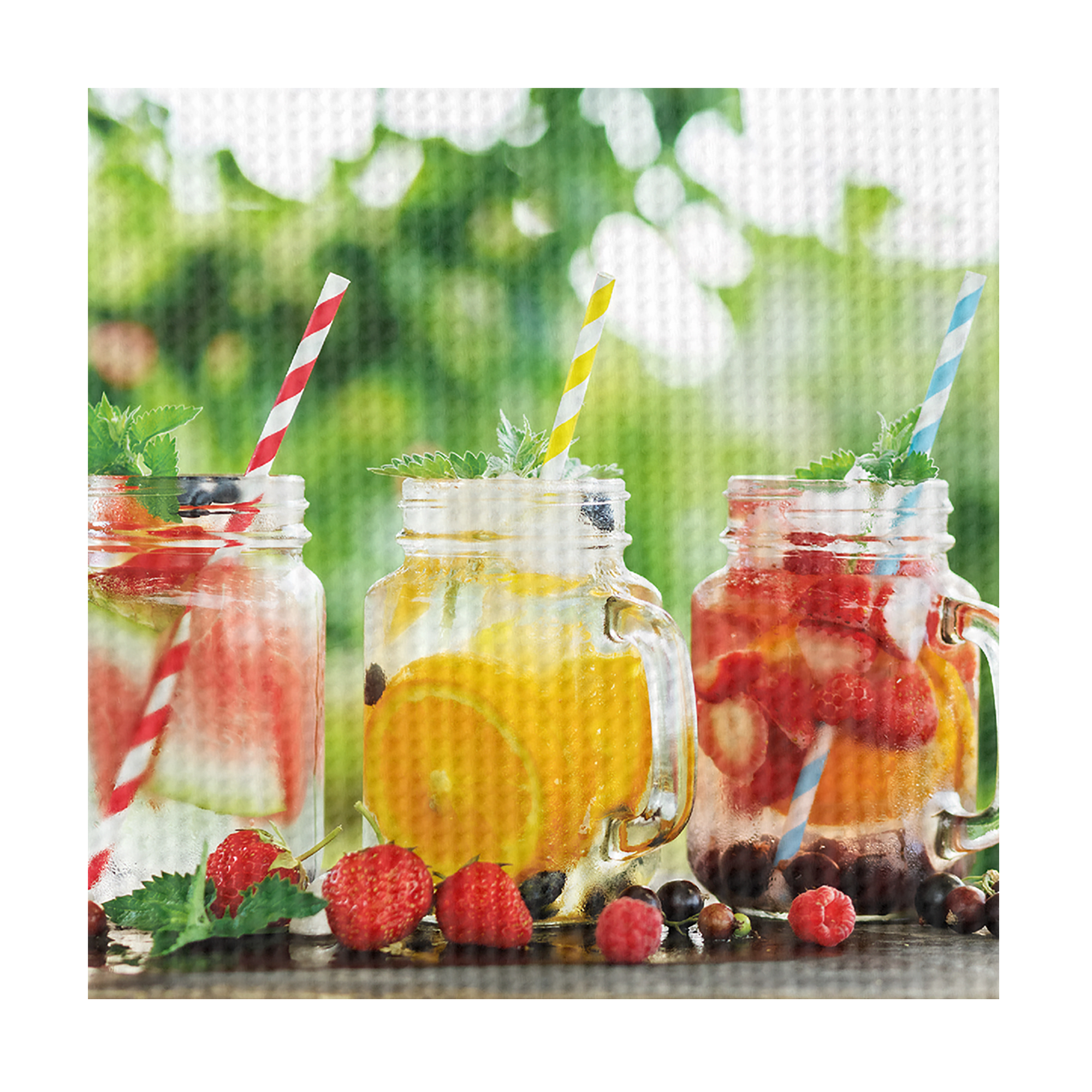 40 serviettes jetables Cocktail