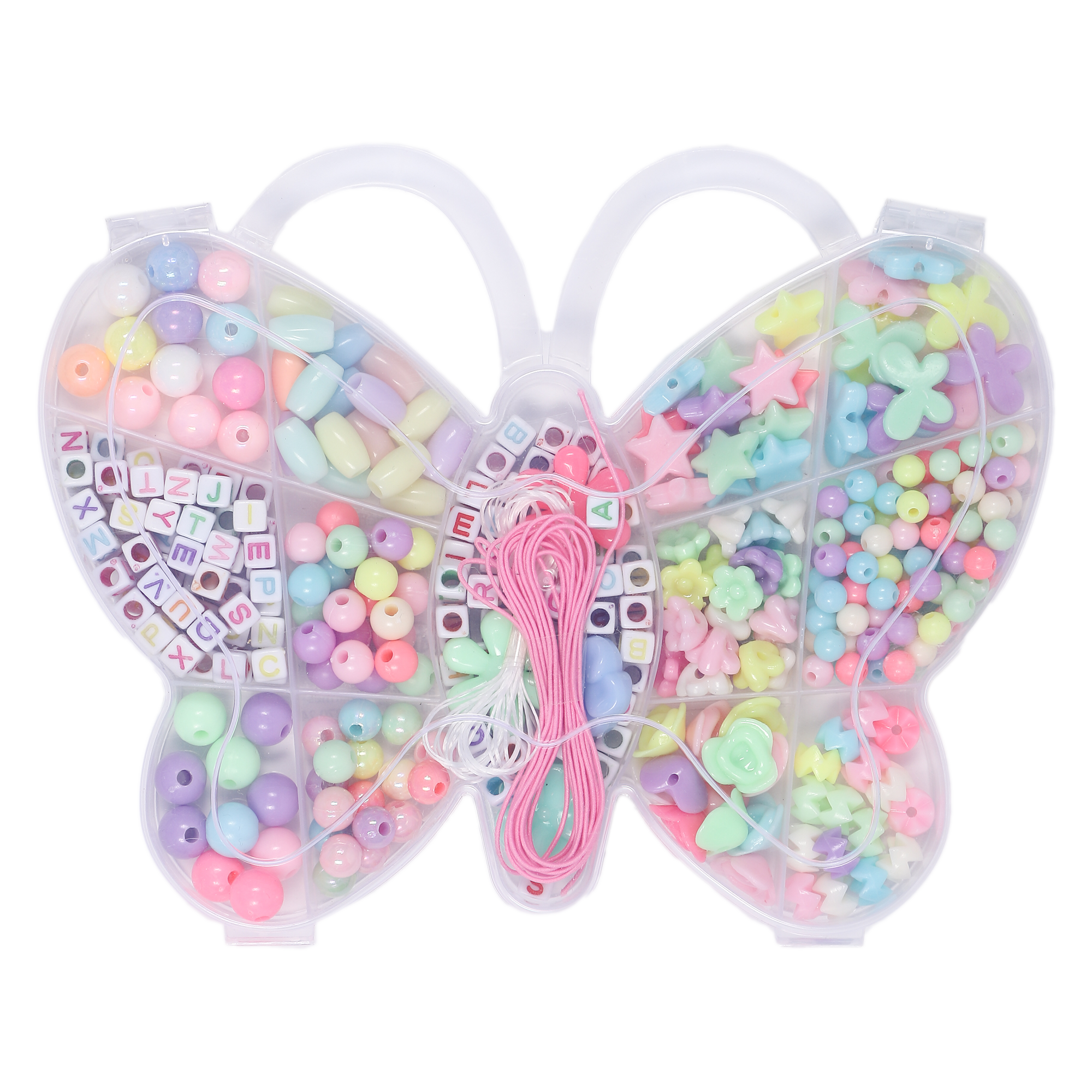 Coffret de perles papillon ou fleur