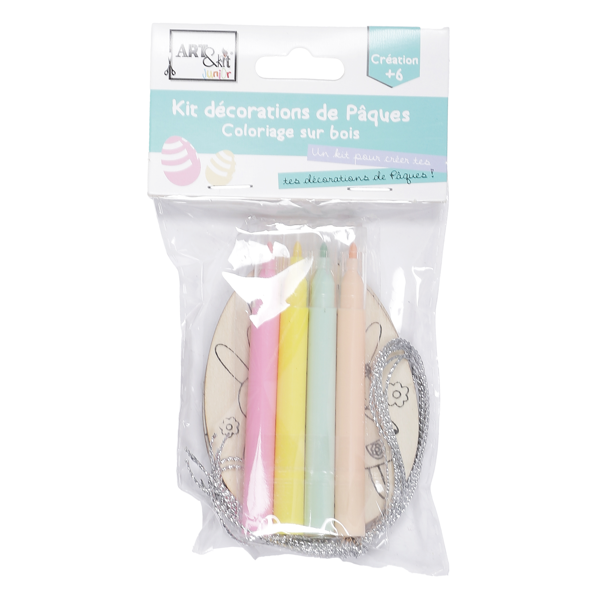 Coffret de coloriage décoration de Pâques en bois