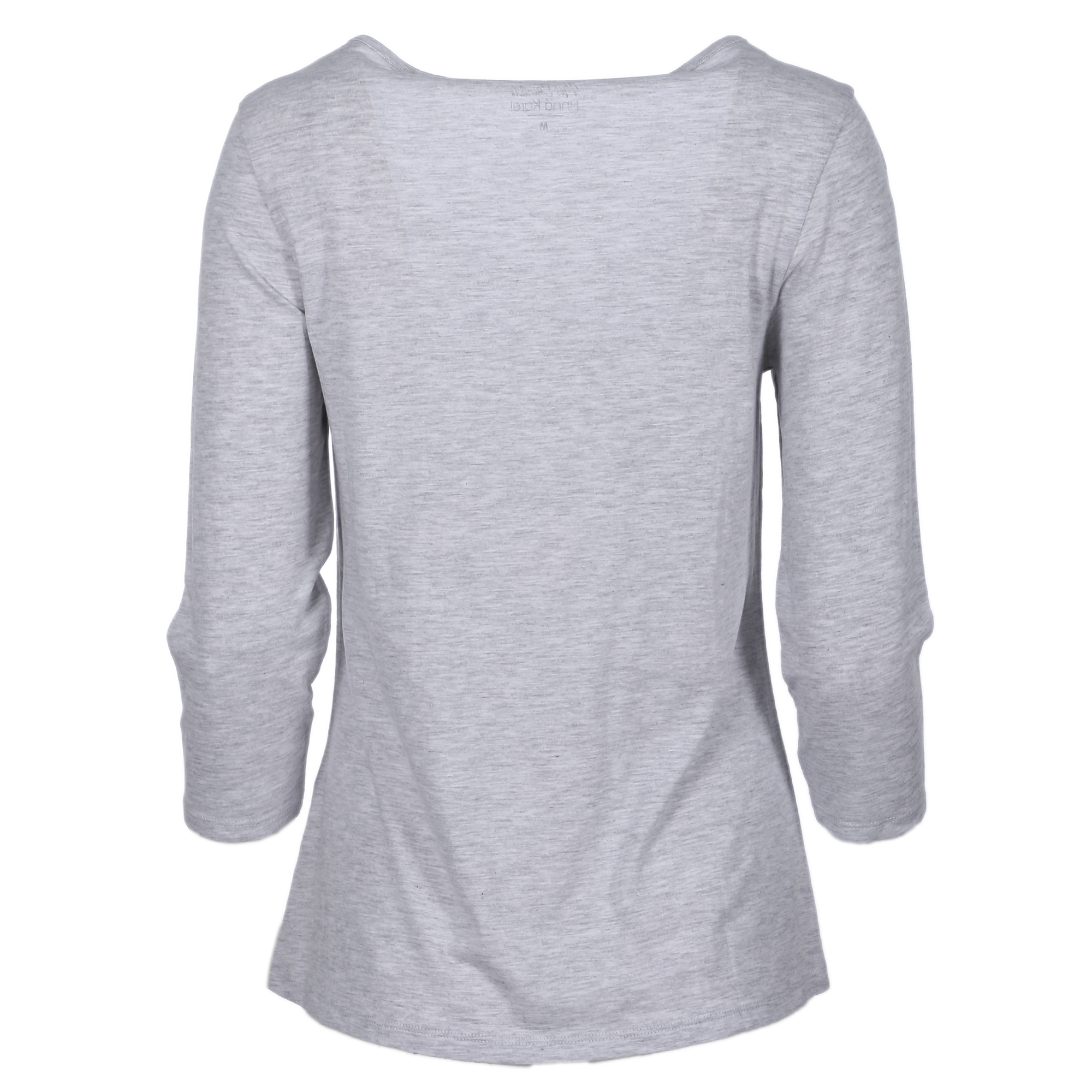 T-SHIRT ML AVEC COL TUNISIEN DU S AU XL