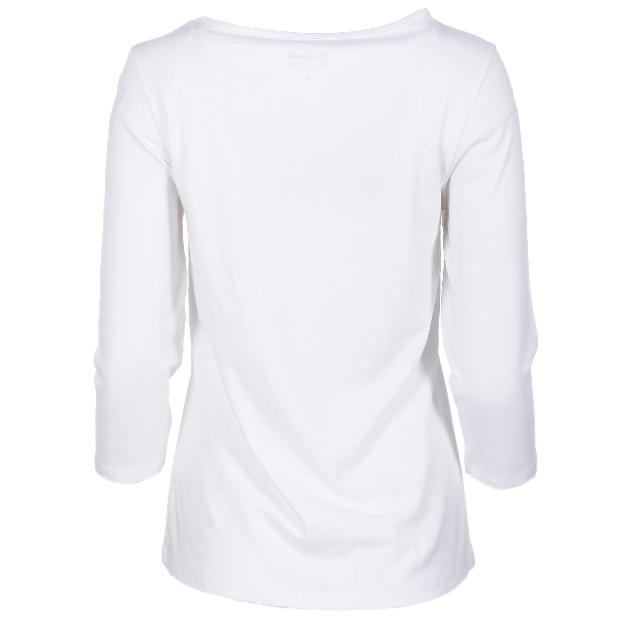 T-SHIRT ML AVEC COL TUNISIEN DU S AU XL