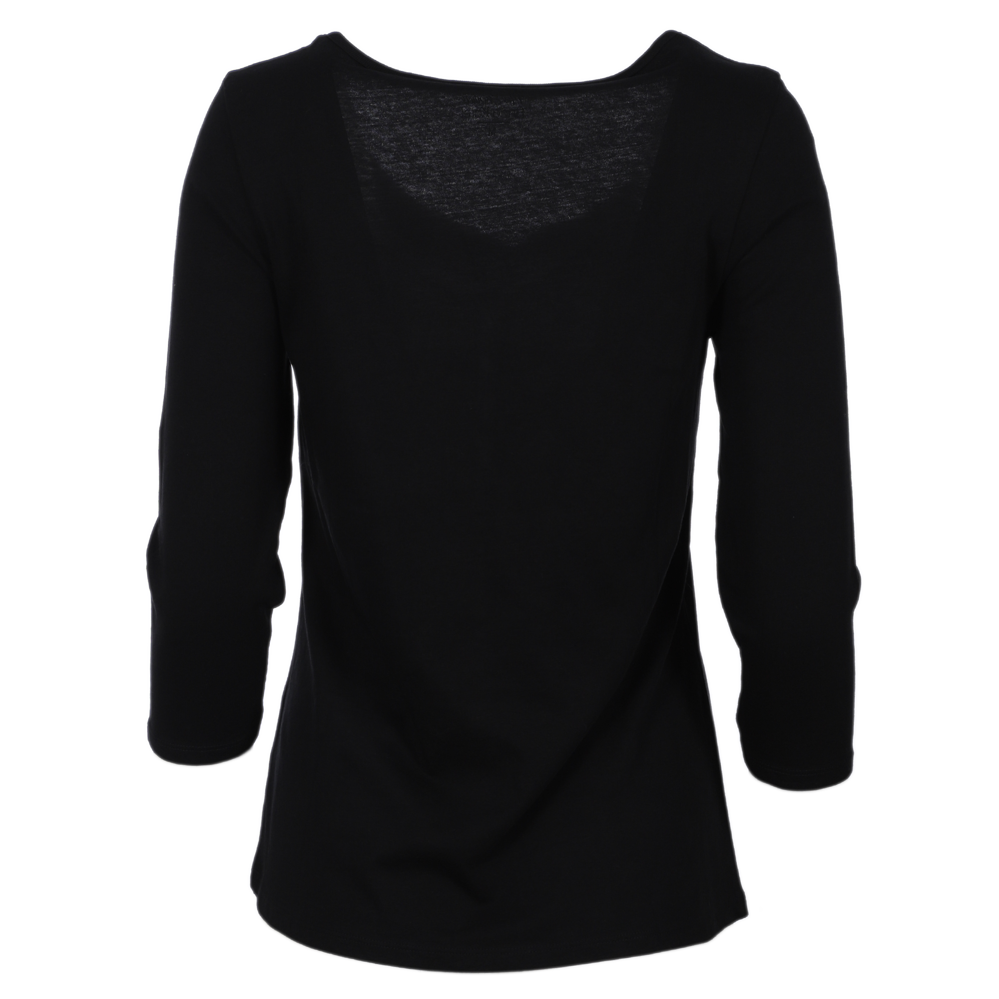 T-SHIRT ML AVEC COL TUNISIEN DU S AU XL