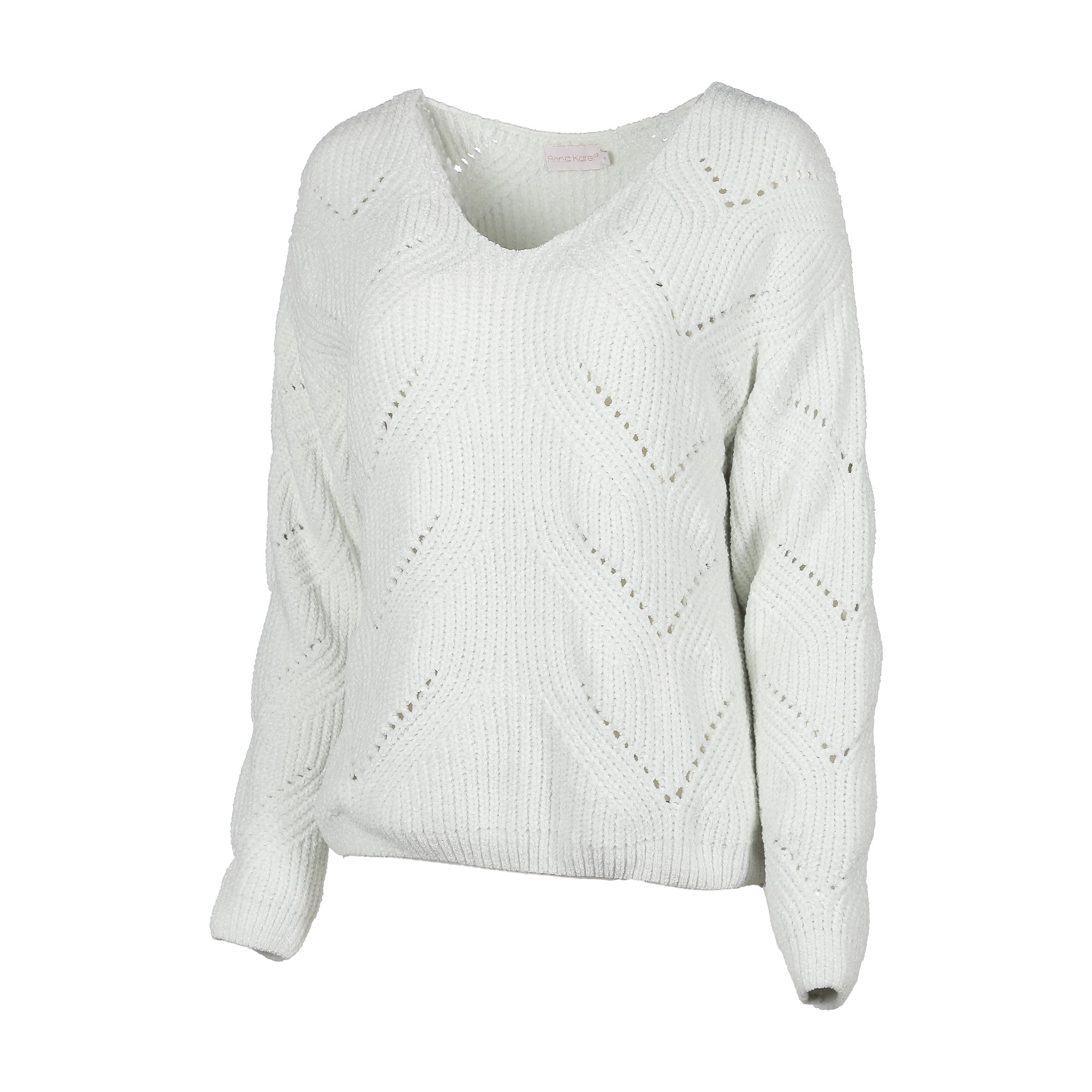 Pull en maille chenille - Gris