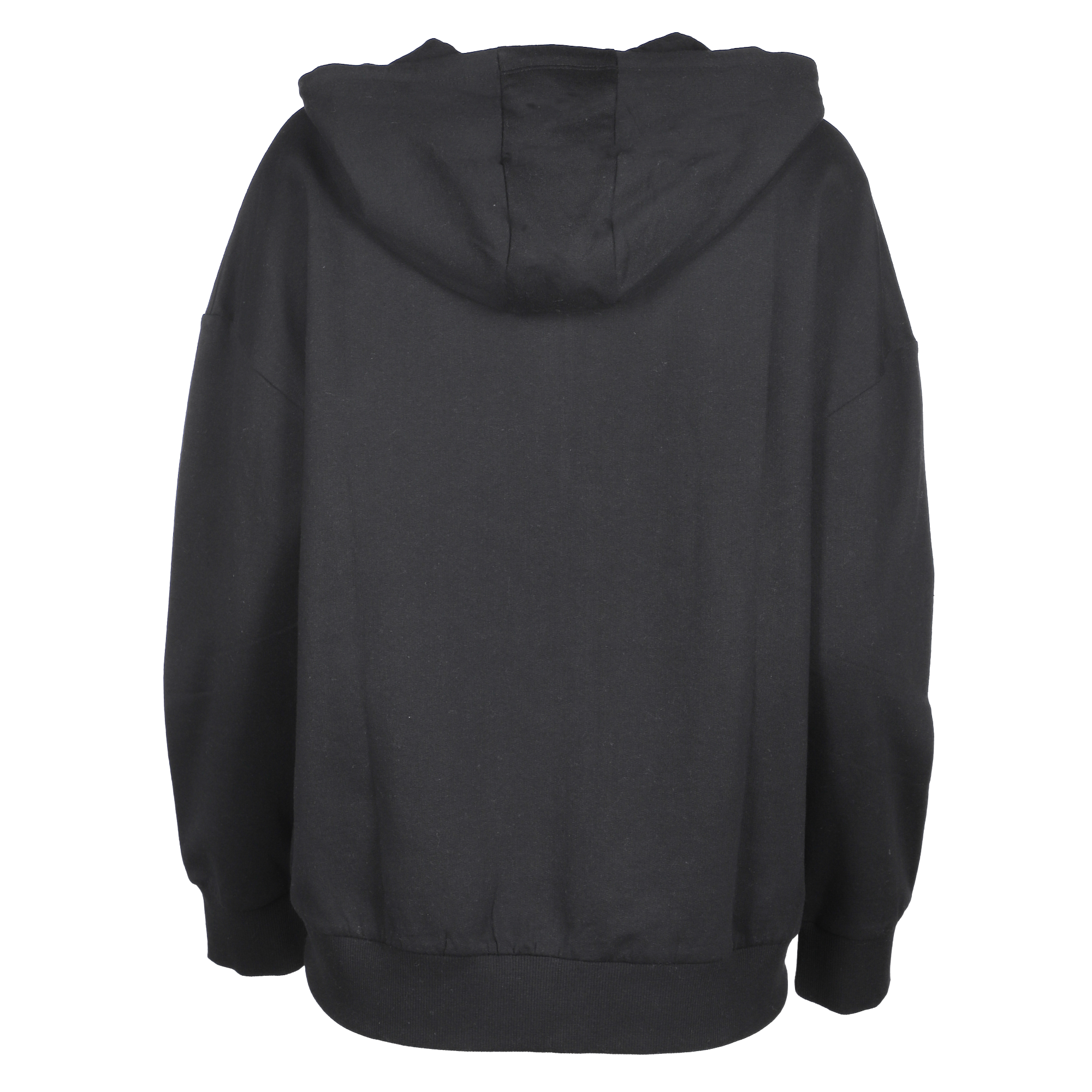 Sweat zippé oversize à capuche - Gris