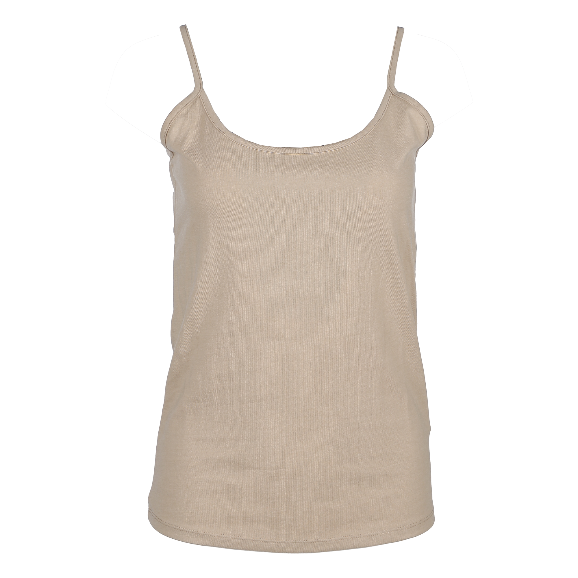 Débardeur fines bretelles  - Beige
