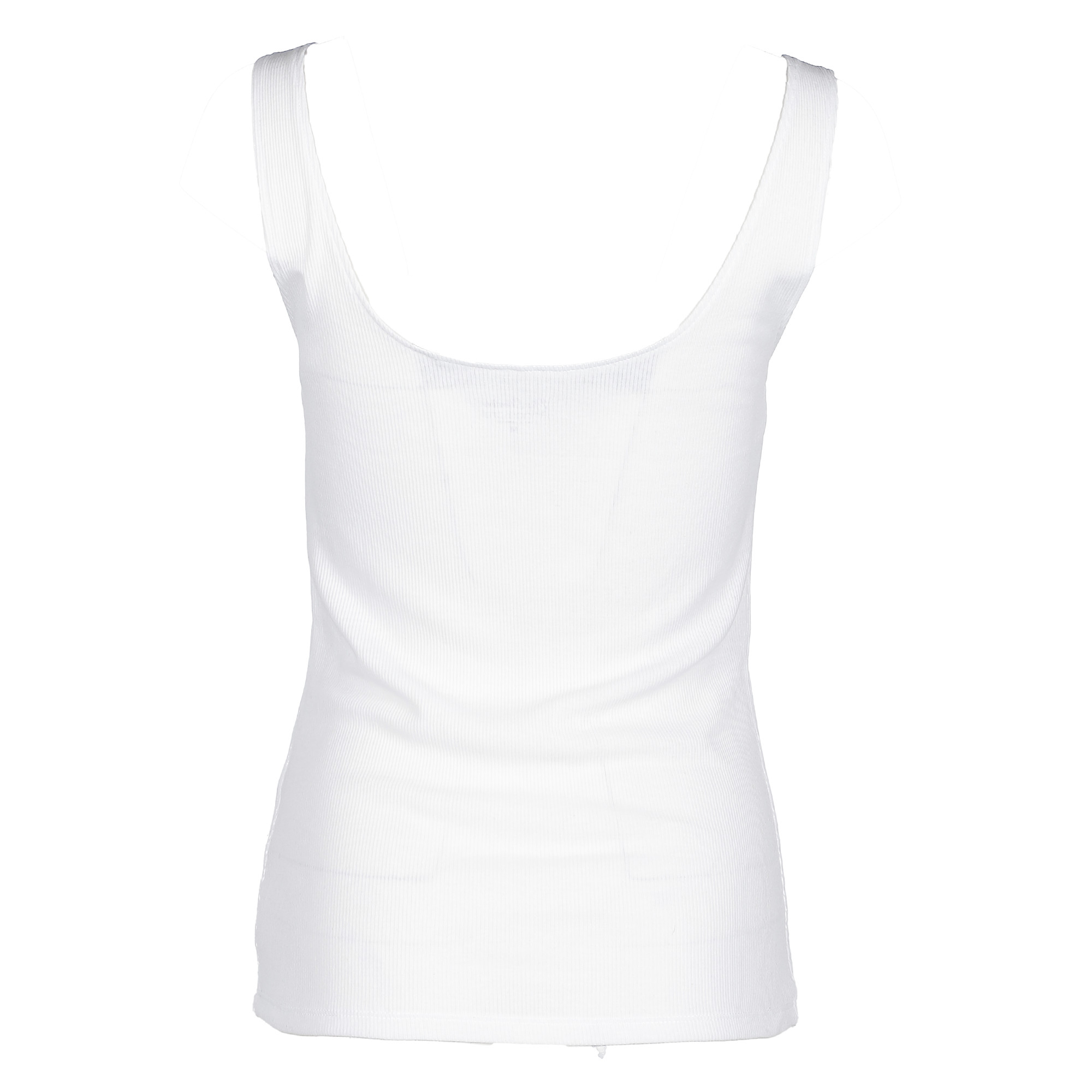 débardeur détails dentelle - Blanc