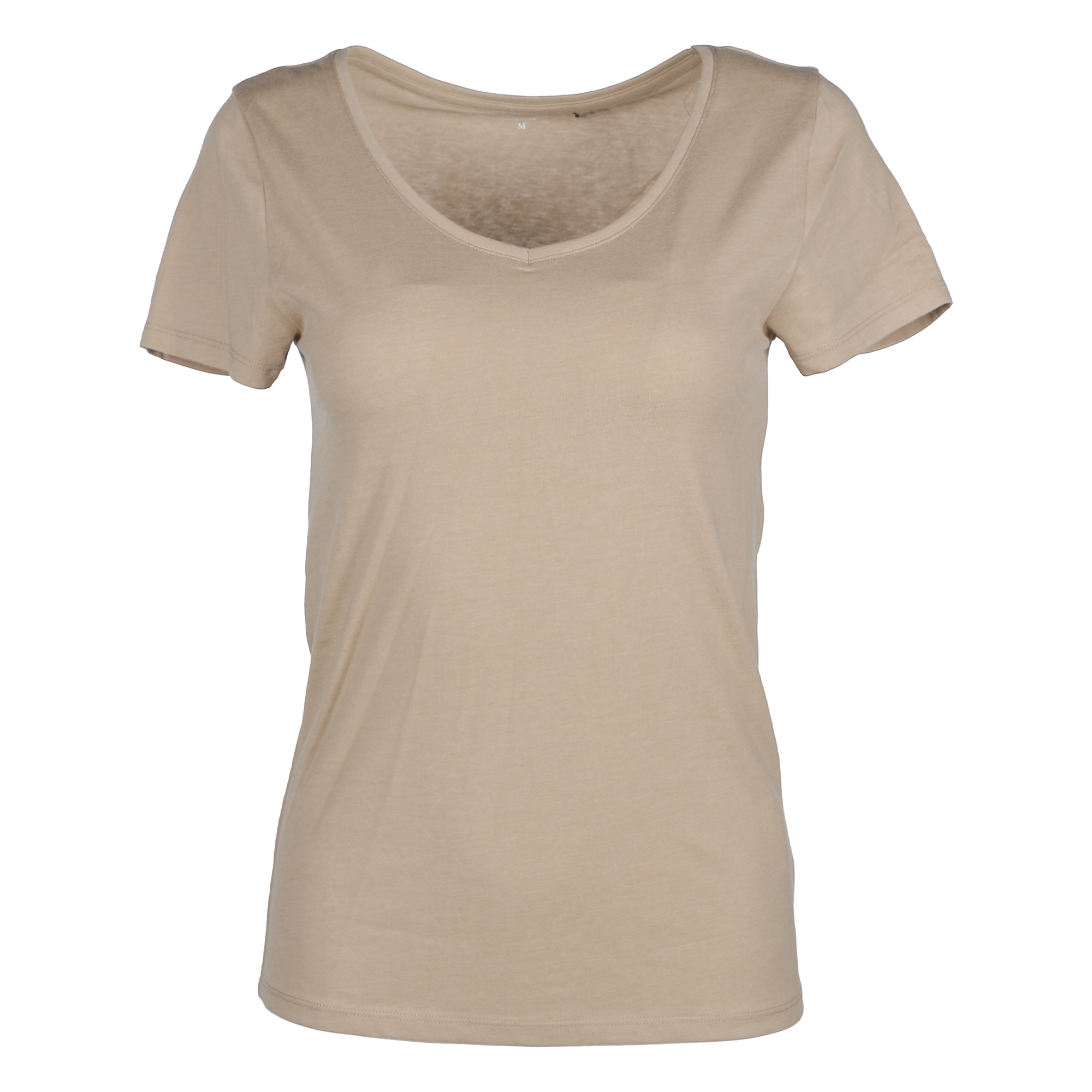 Tee-shirt manches courtes col V - Noir