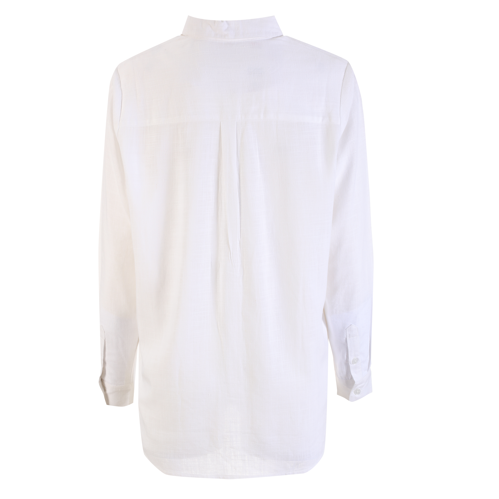 Chemise en lin mélangé  - Noir
