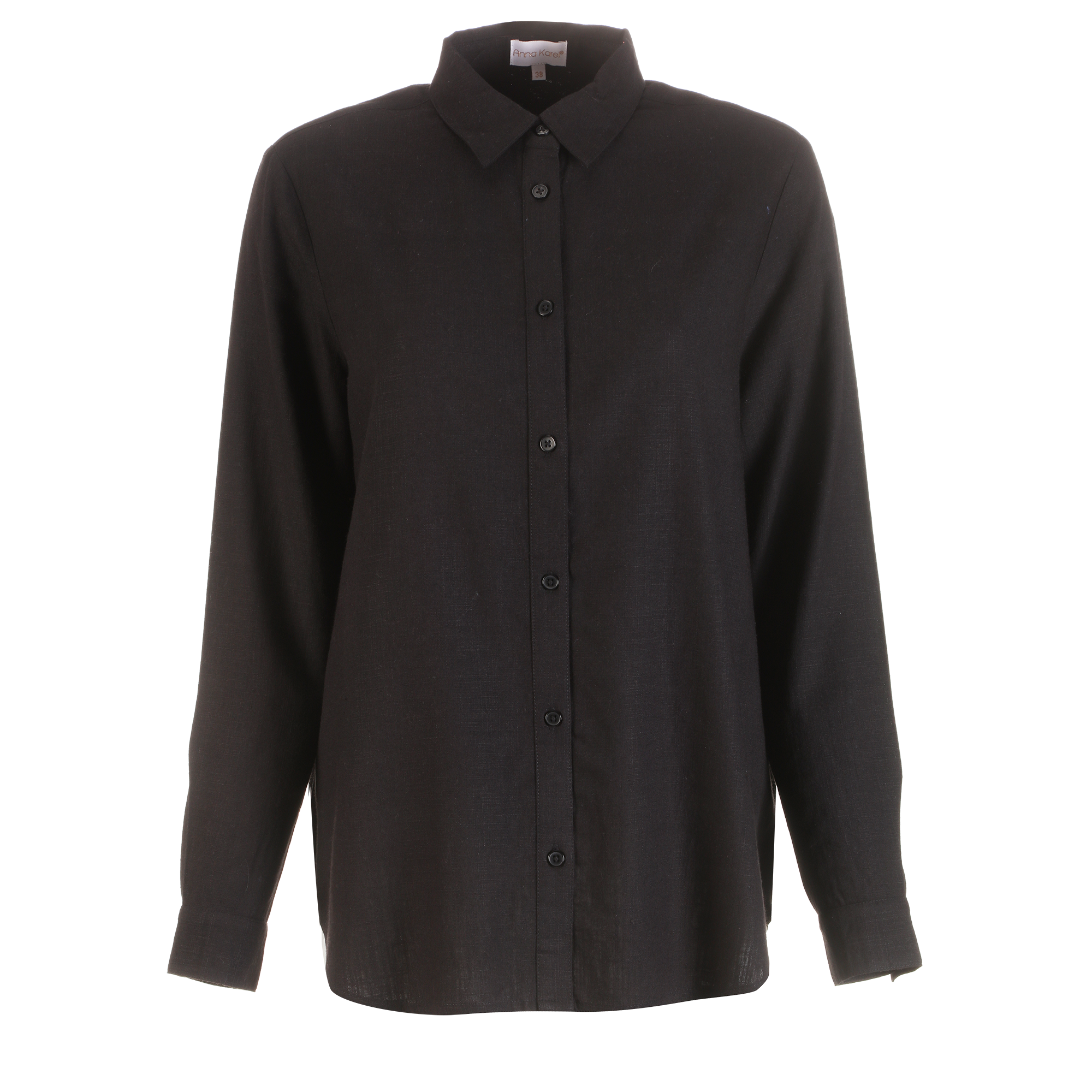Chemise en lin mélangé  - Kaki