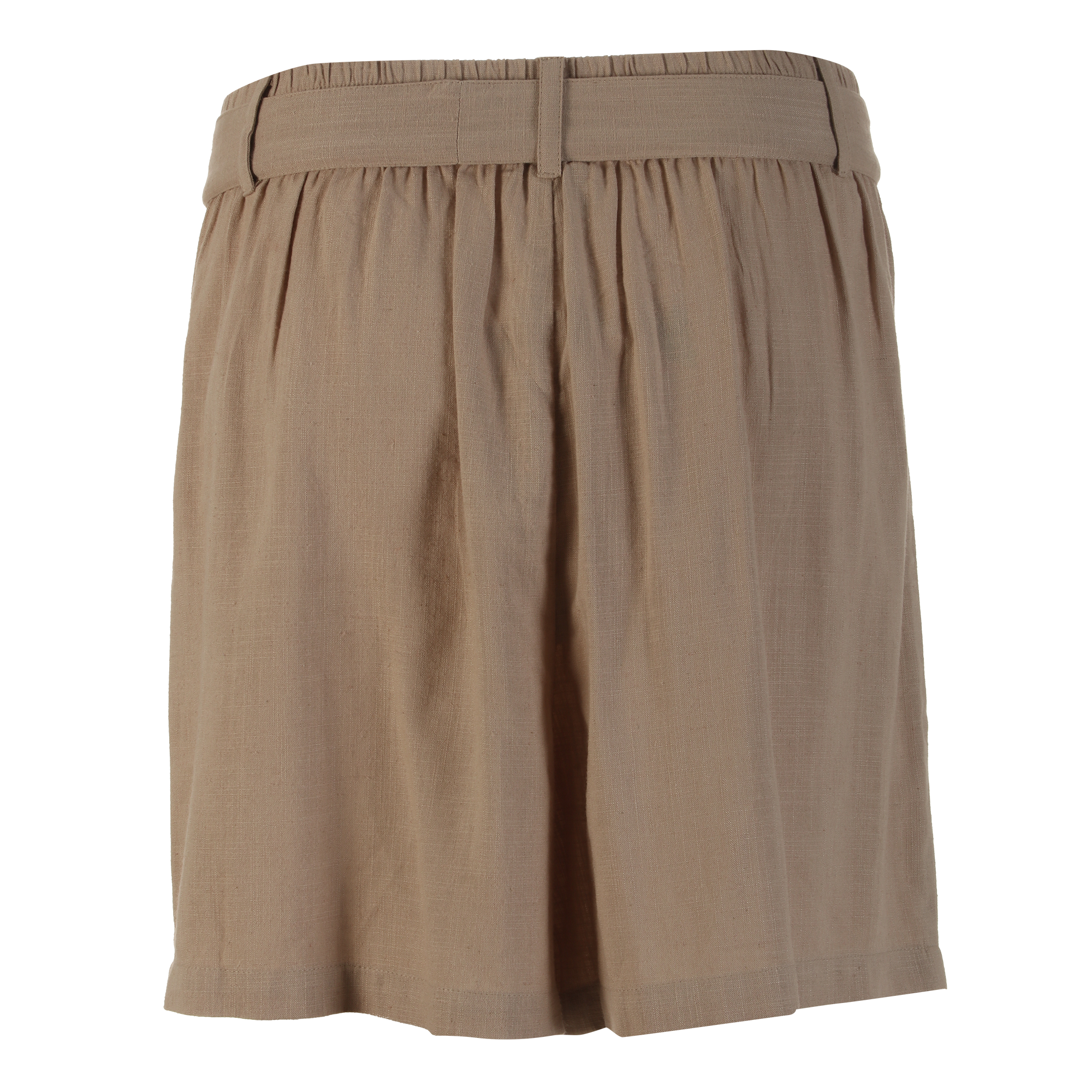 Short ample ceinturé  - Gris