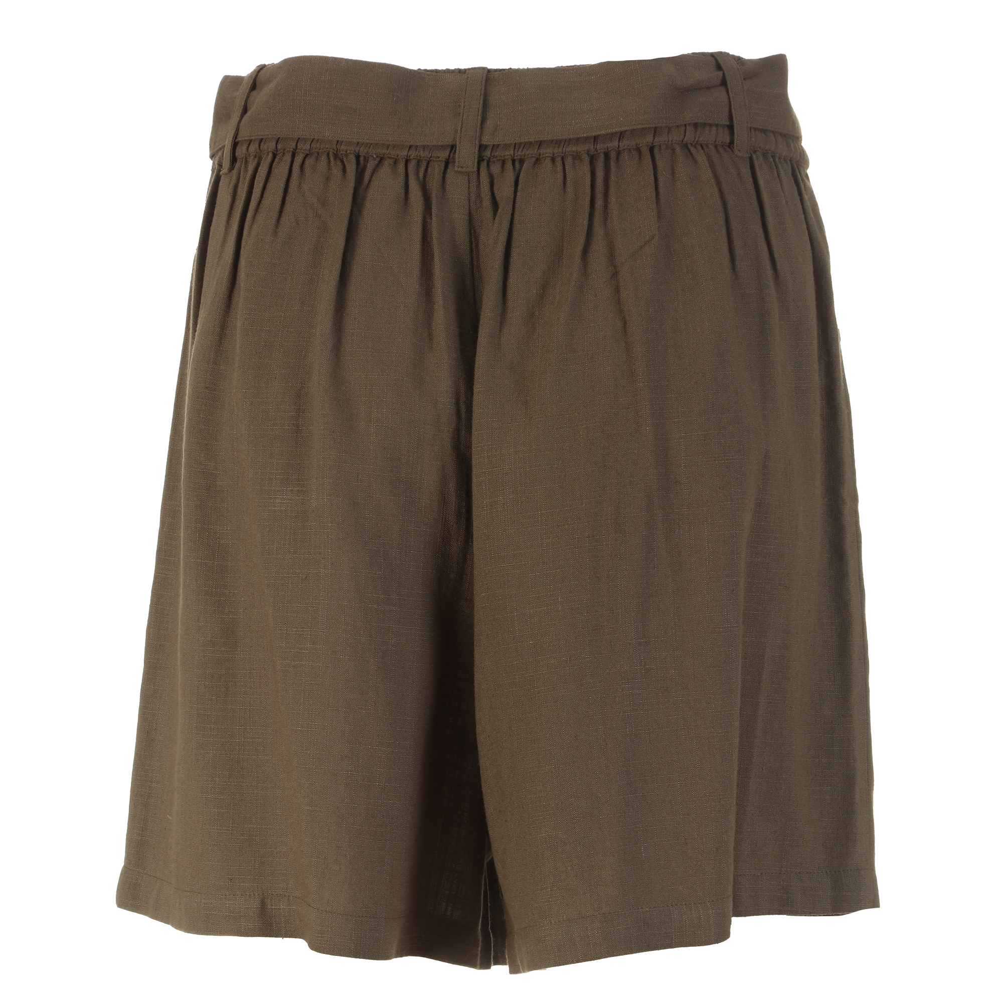 Short ample ceinturé  - Gris