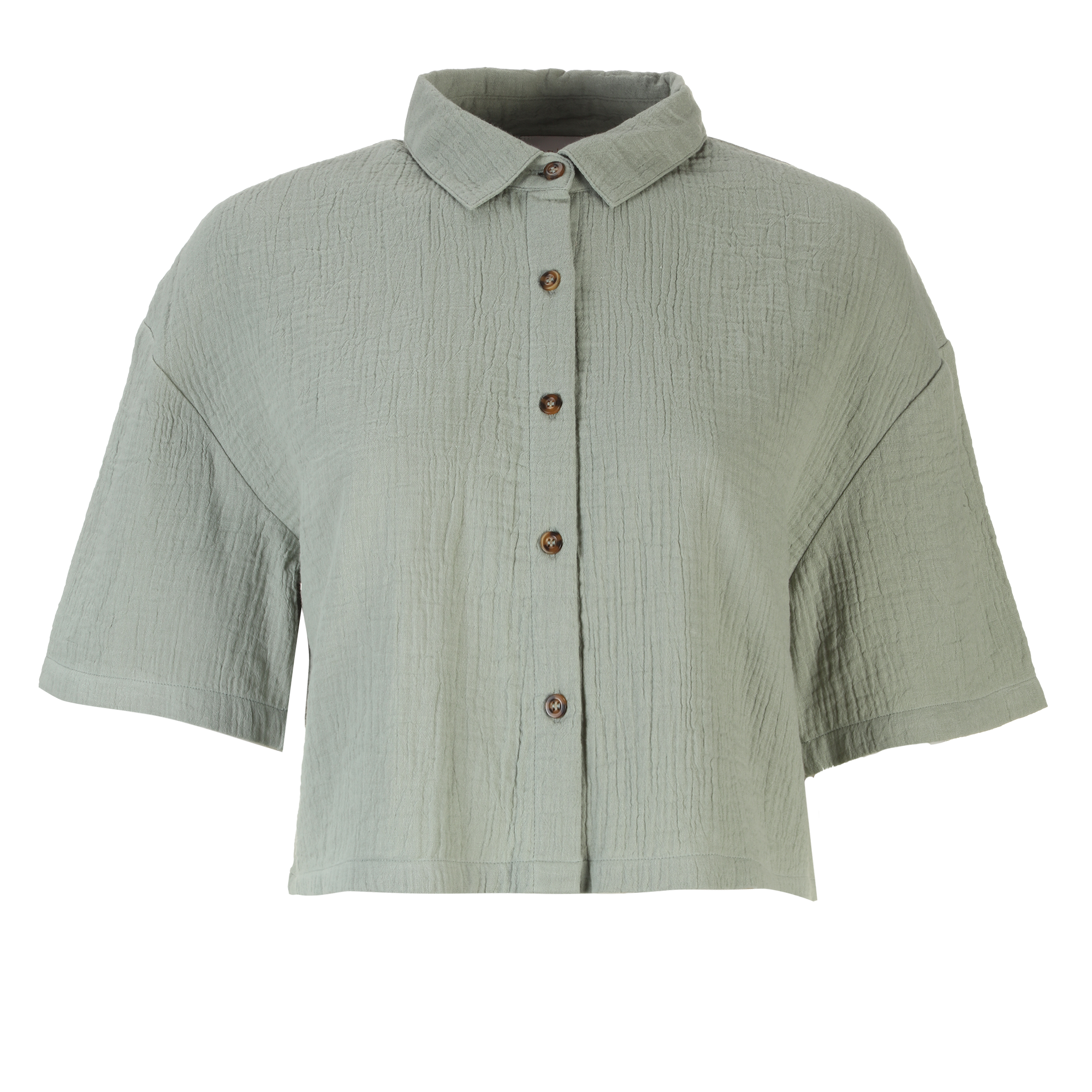 Chemise en gaze de coton  - Vert