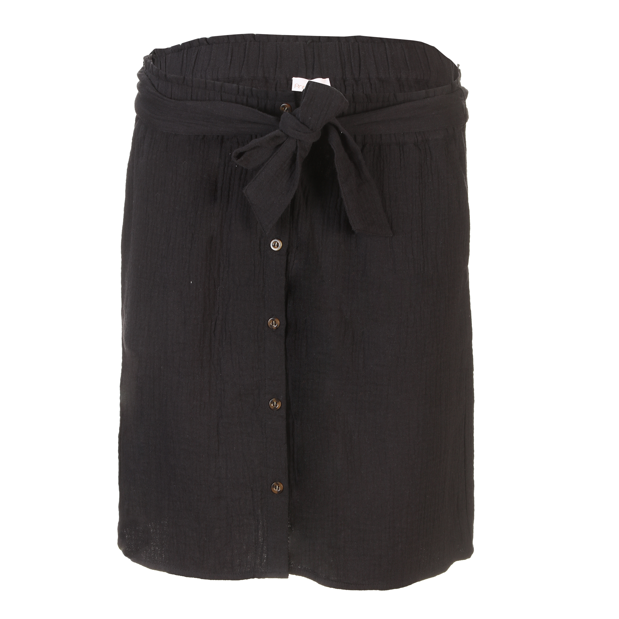 Jupe en gaze de coton - Noir