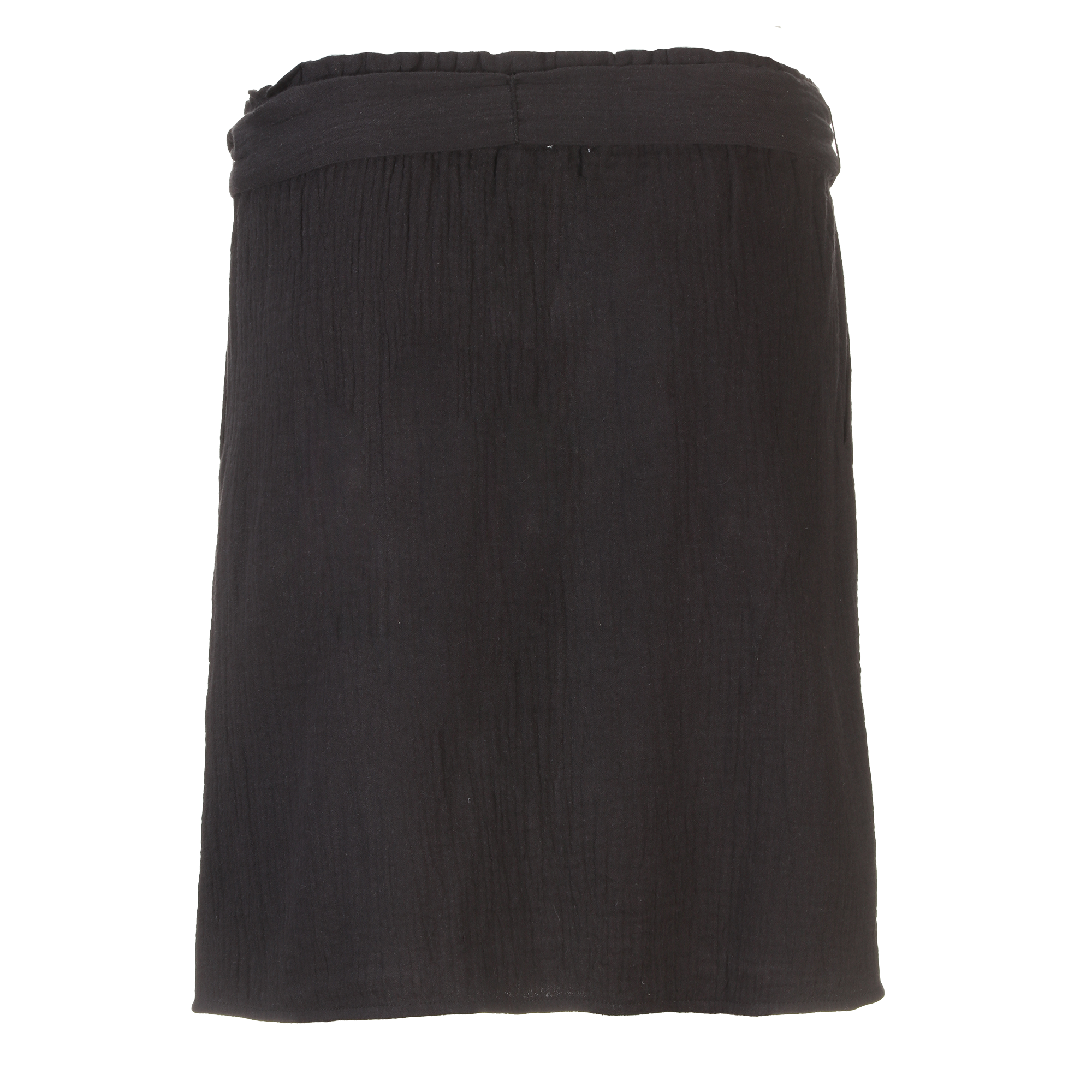 Jupe en gaze de coton - Noir