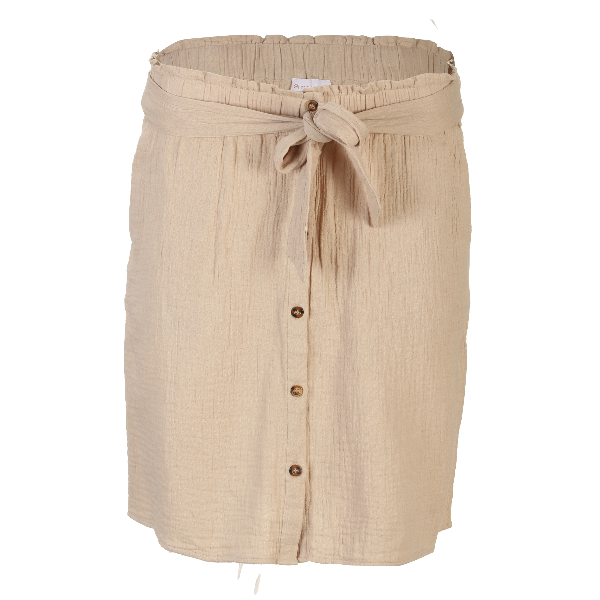 Jupe en gaze de coton - Noir