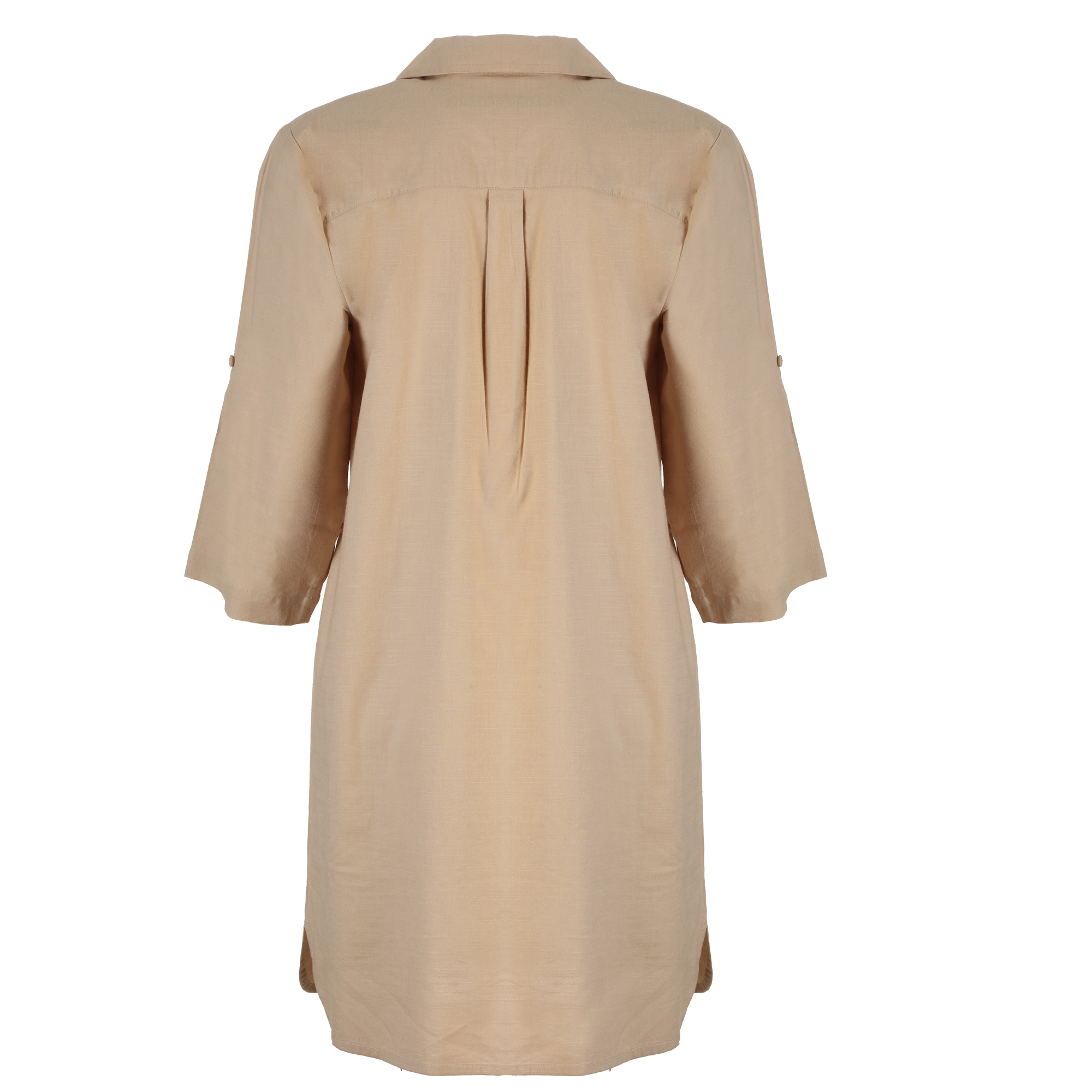 Robe chemise longue  - Vert