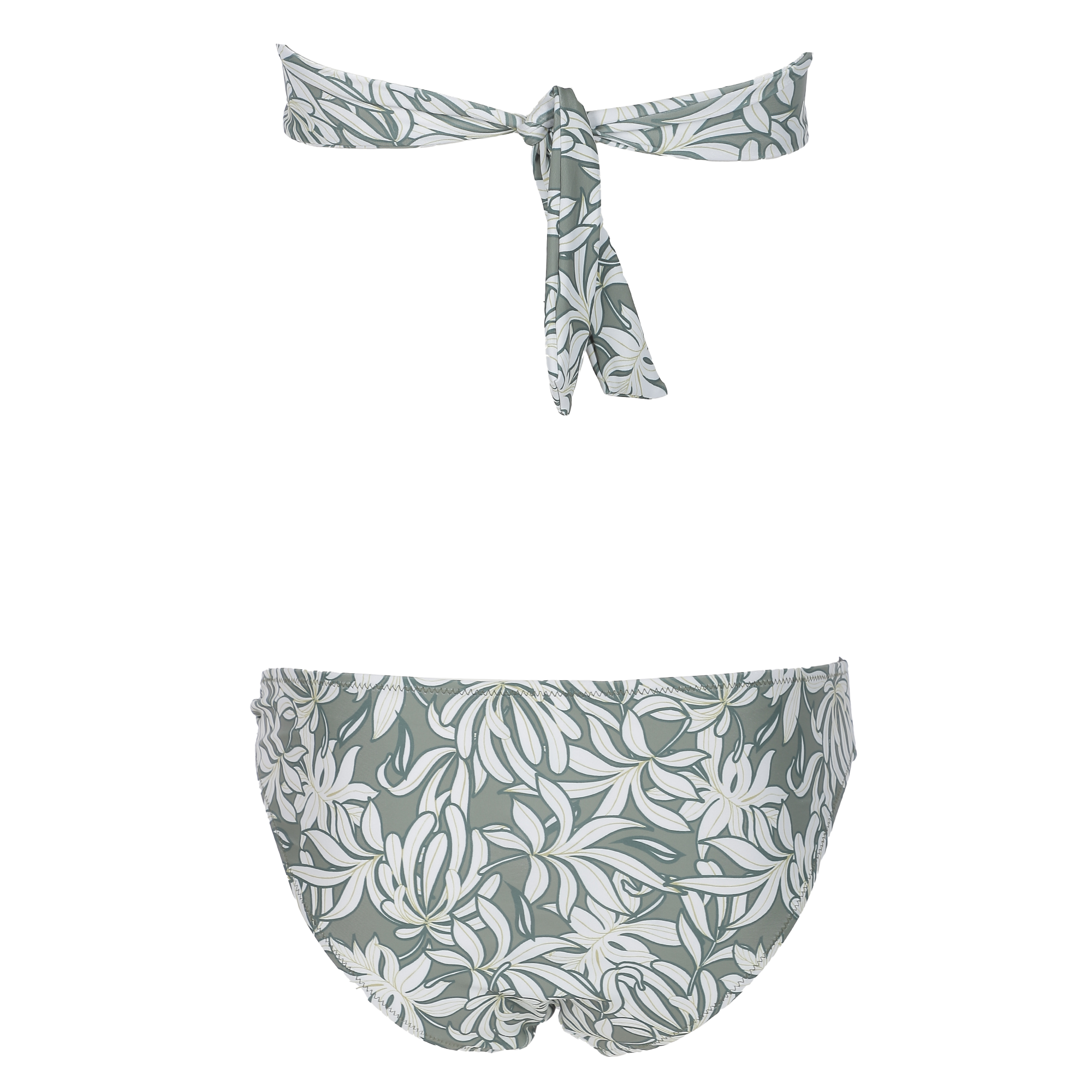 Maillot de bain 2 pièces bandeau  - Vert