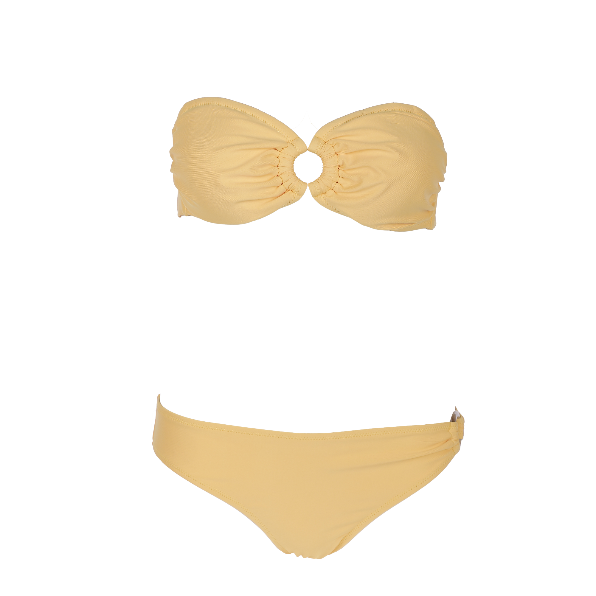 Maillot de bain 2 pièces bandeau  - Rouge