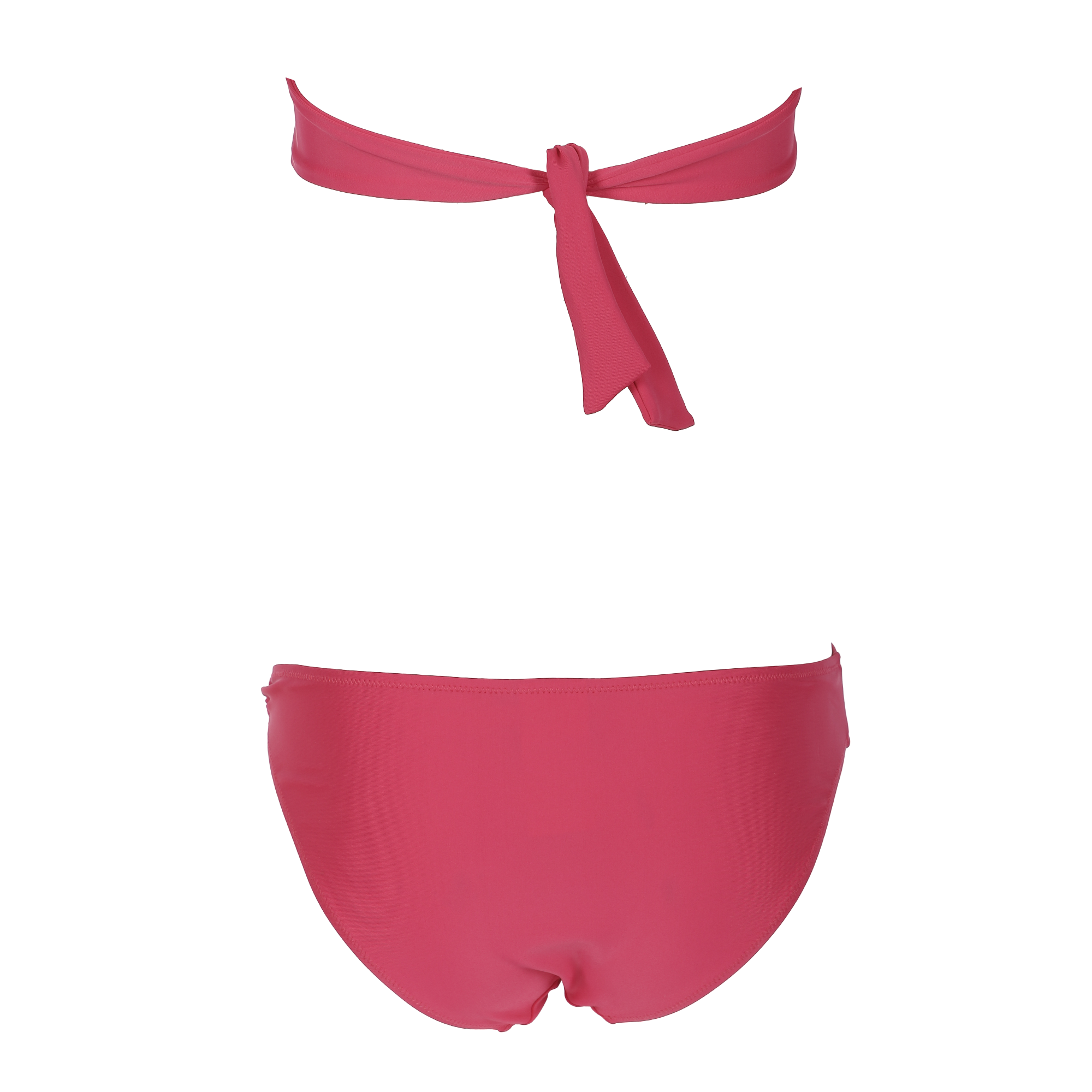 Maillot de bain 2 pièces bandeau  - Rouge