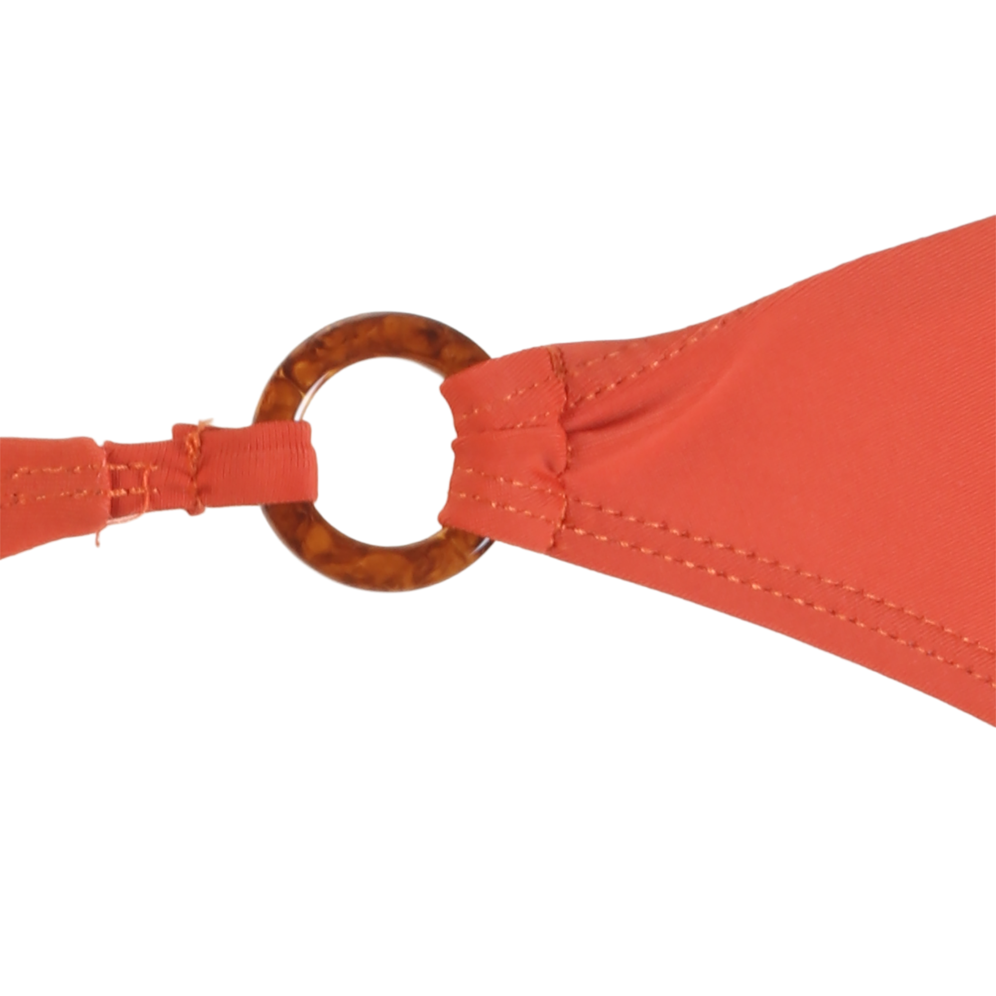 Maillot de bain 2 pièces uni - Orange